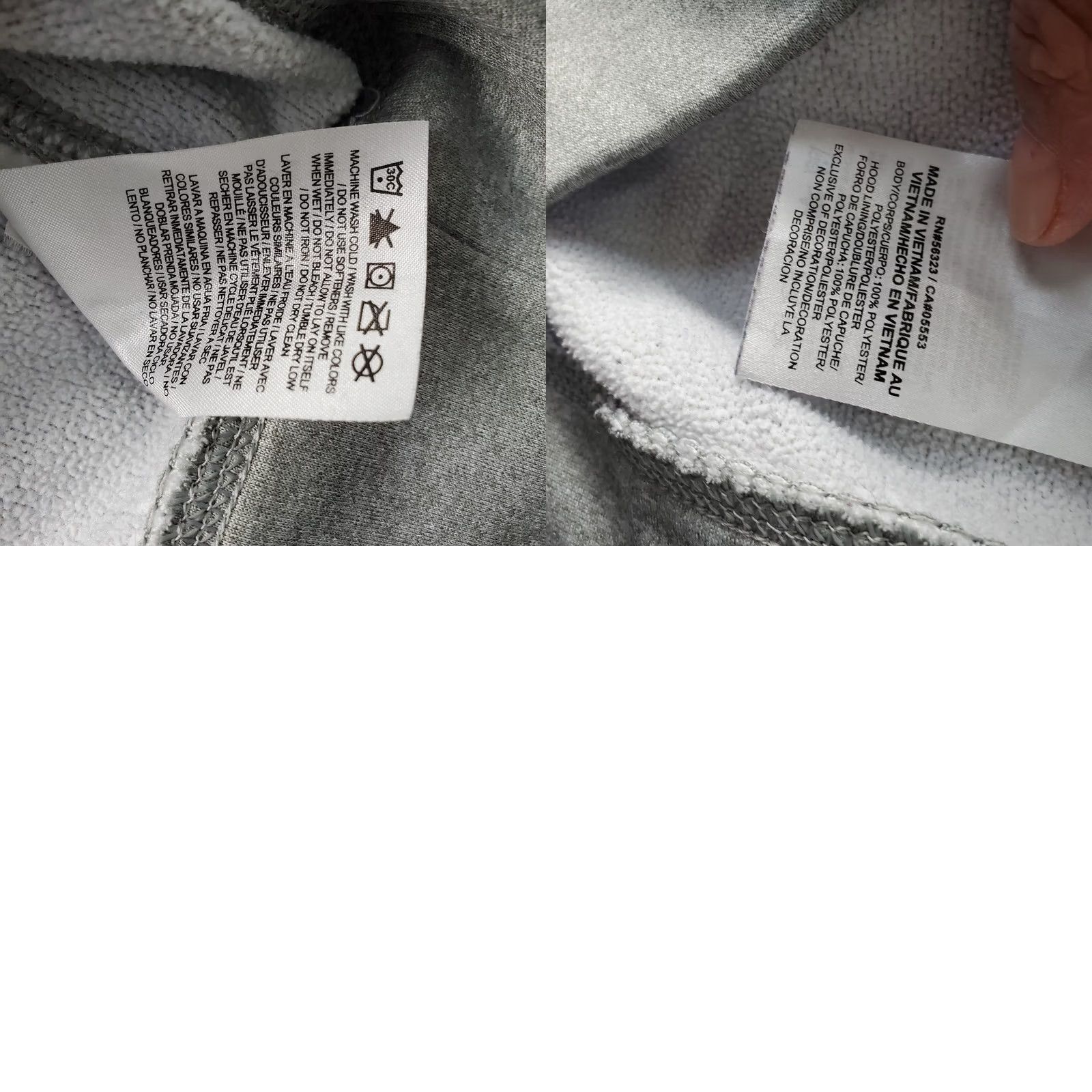 Nike Nike Training Hoodie Mens S Gray Therma Fit Spell-Out Drawstring Hoodie Size US S / EU 44-46 / 1 - 8 Thumbnail
