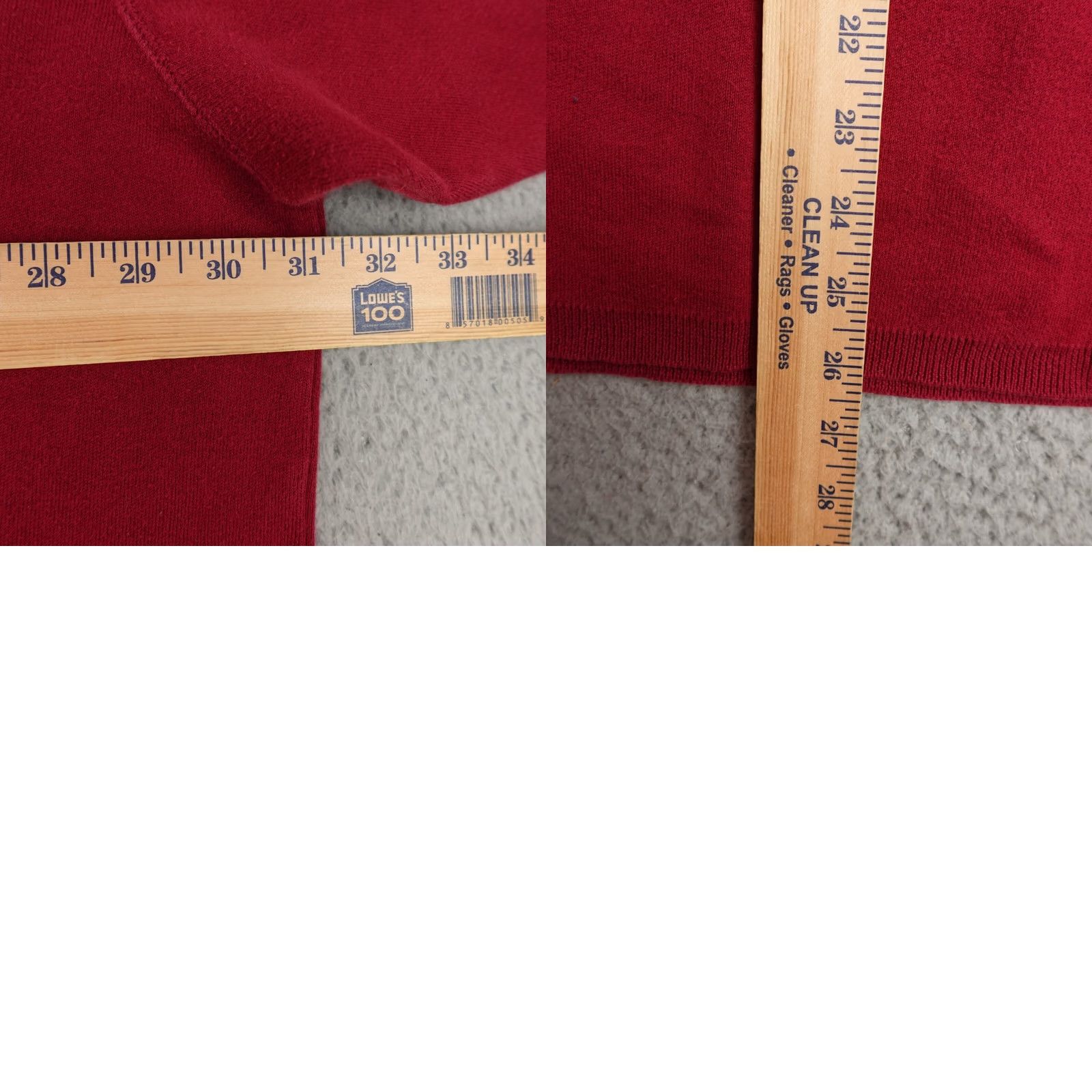 Eddie Bauer VINTAGE Eddie Bauer Sweater Womens 2XL Red Turtleneck Long Sleeve Made In USA Size XXL / US 16-18 / IT 52-54 - 9 Thumbnail