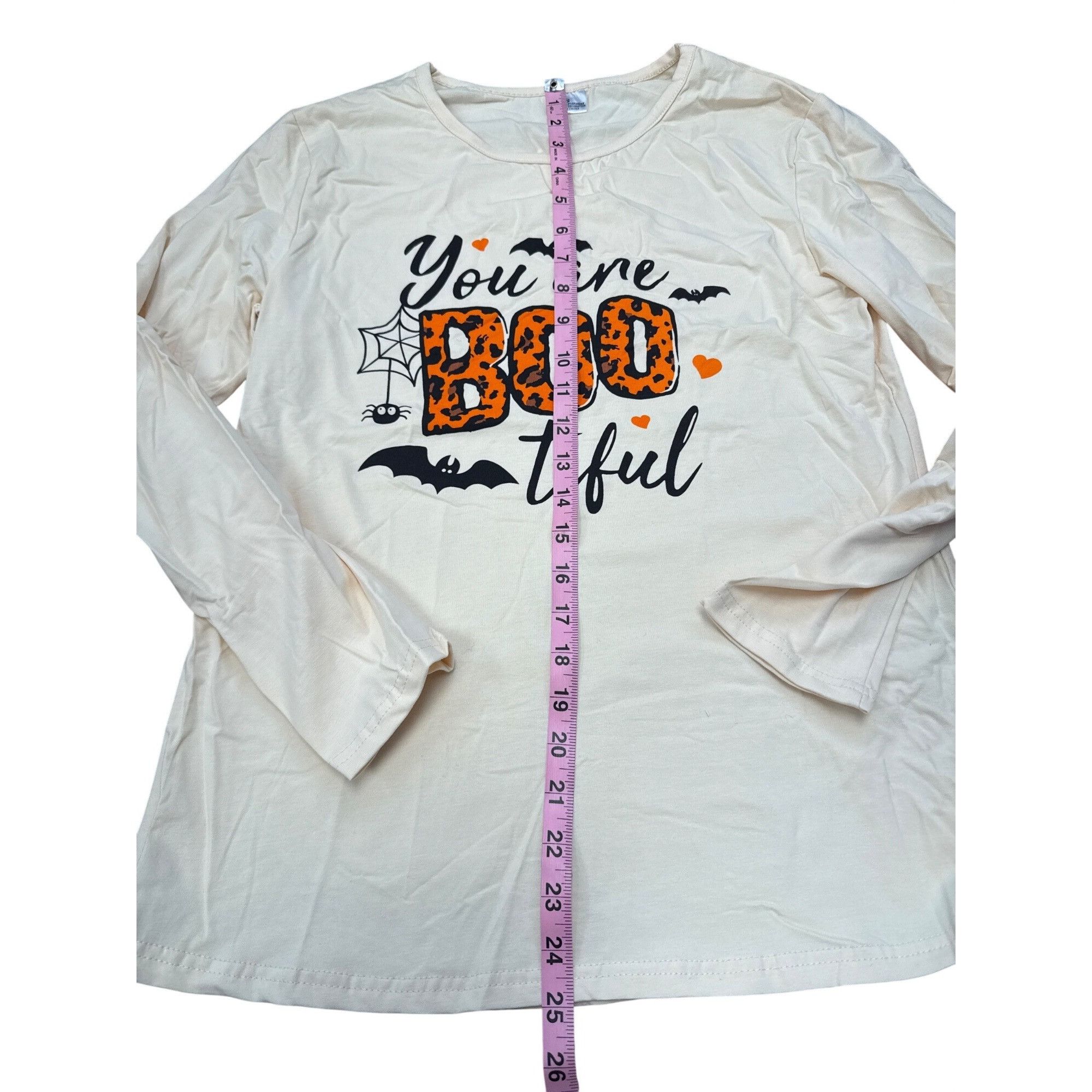 Other You Are Boo-Tiful Halloween Adult Small Beige & Black Long S Size S / US 4 / IT 40 - 2 Thumbnail