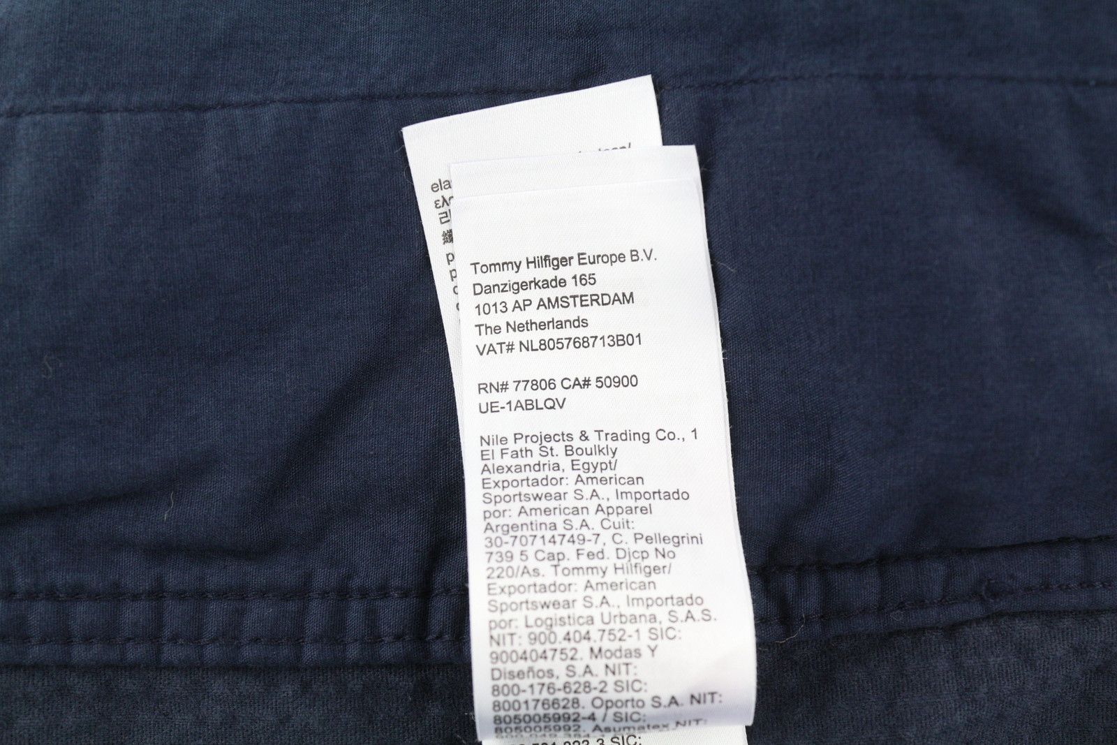 Tommy Hilfiger CORDUROY SOLID OVERSHIRT M Blue Button-Up Jacket 85624 Size US M / EU 48-50 / 2 - 10 Thumbnail