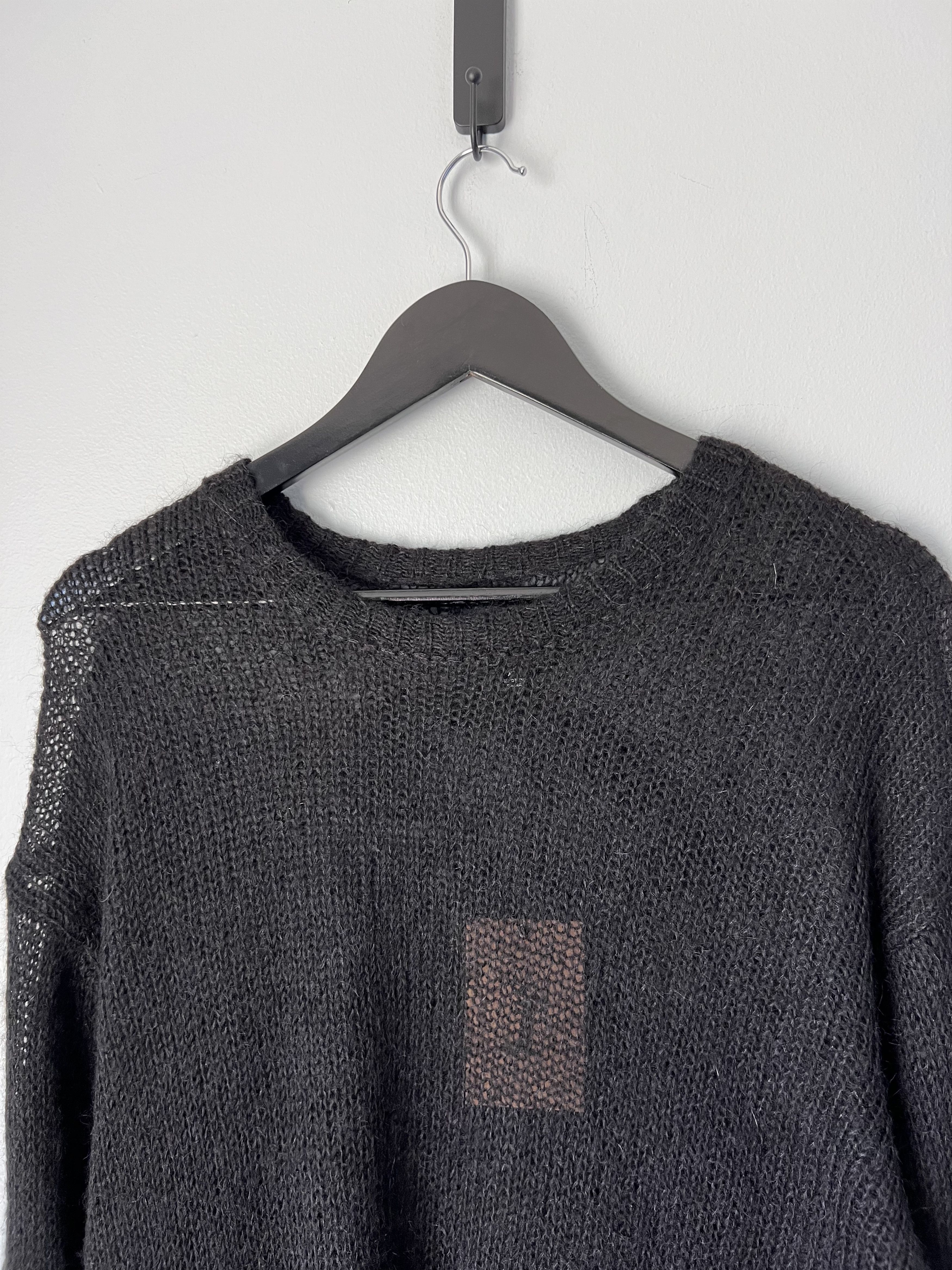 Stussy Stussy S Loose Knit Sweater in Black Size US M / EU 48-50 / 2 - 5 Thumbnail