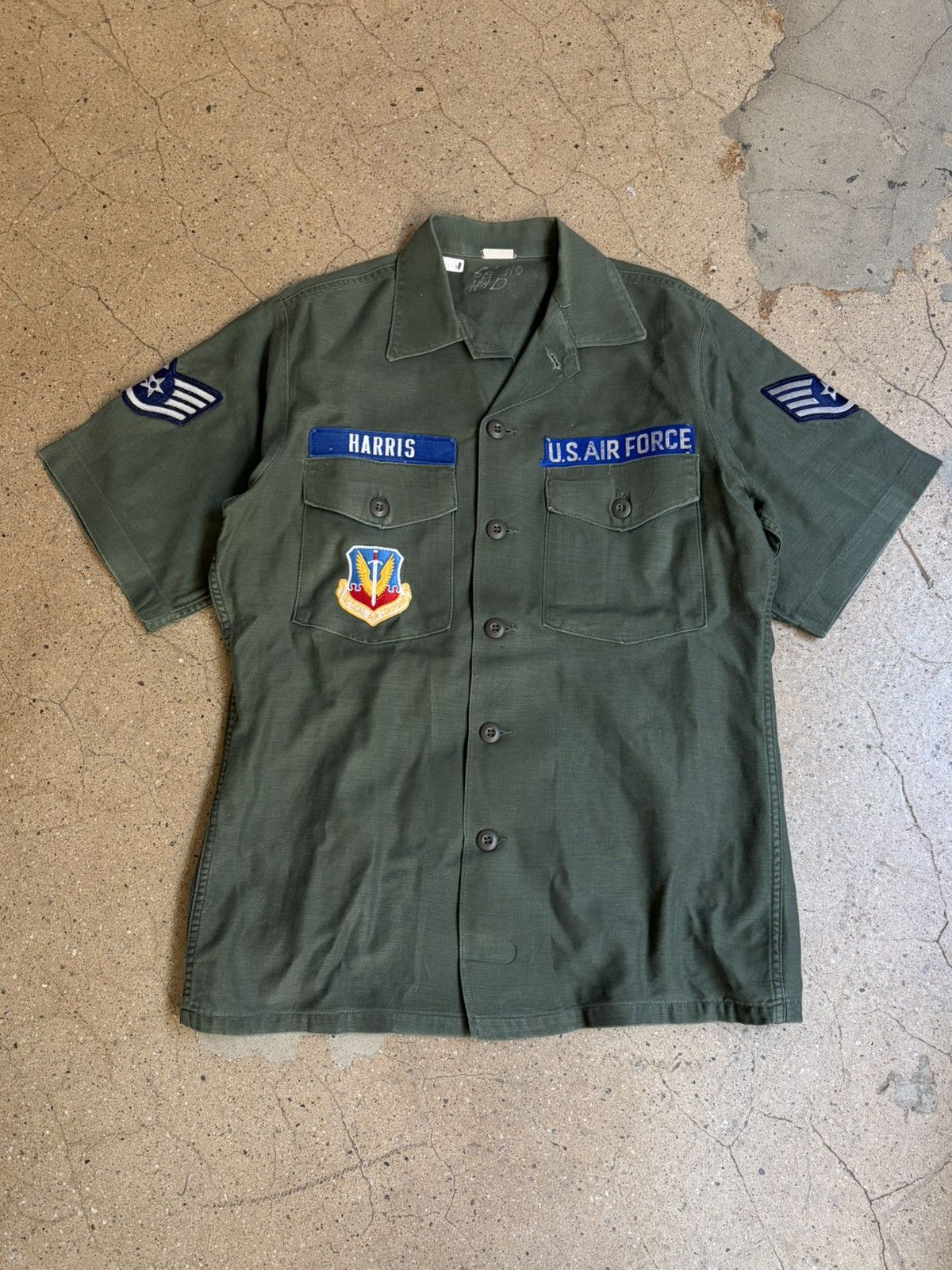 Vintage Vintage Airforce Army Button up Size US M / EU 48-50 / 2 - 1 Thumbnail