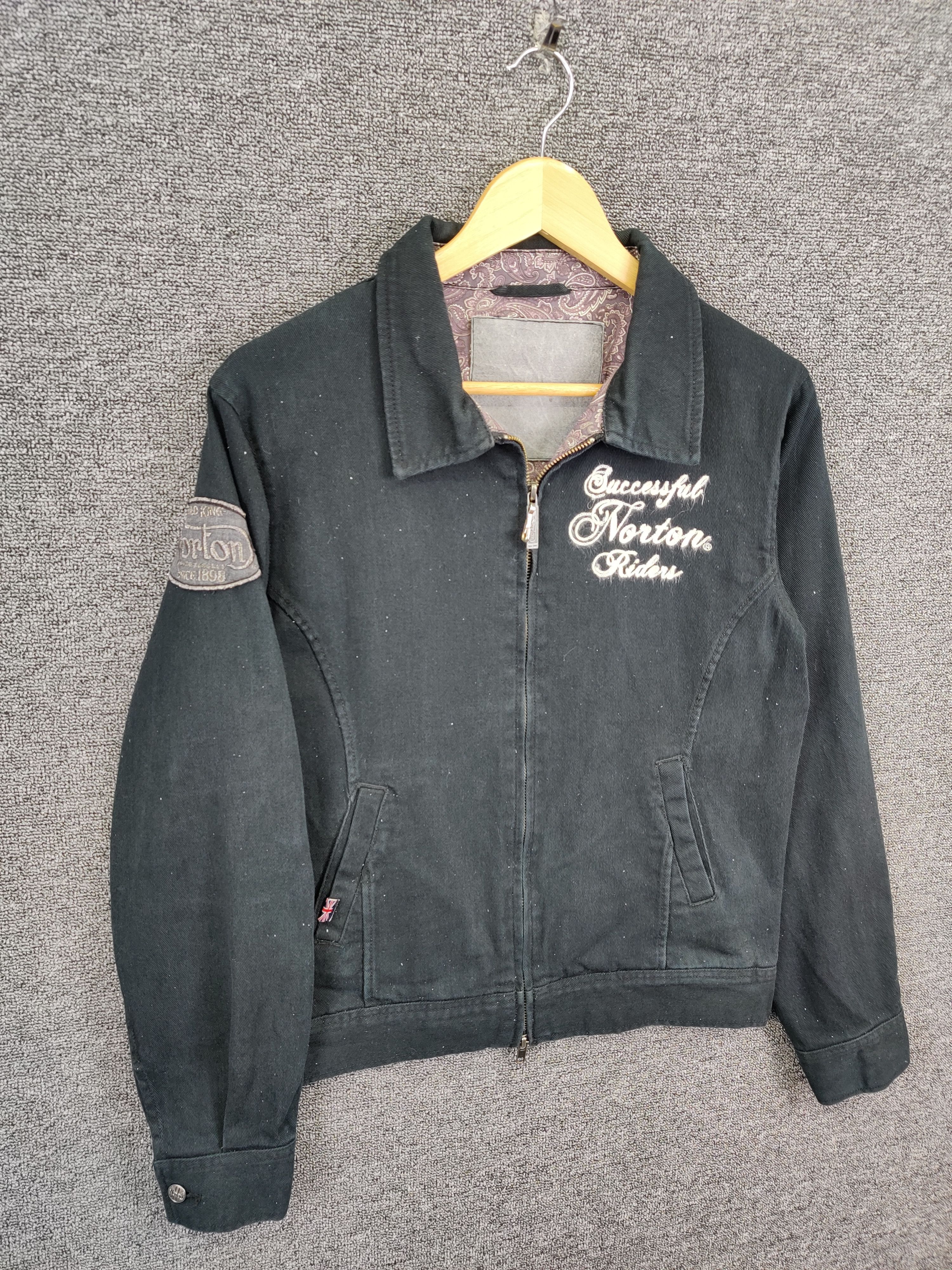 Norton Vintage Norton Embroidery Motorcycle Jacket Size US M / EU 48-50 / 2 - 4 Thumbnail