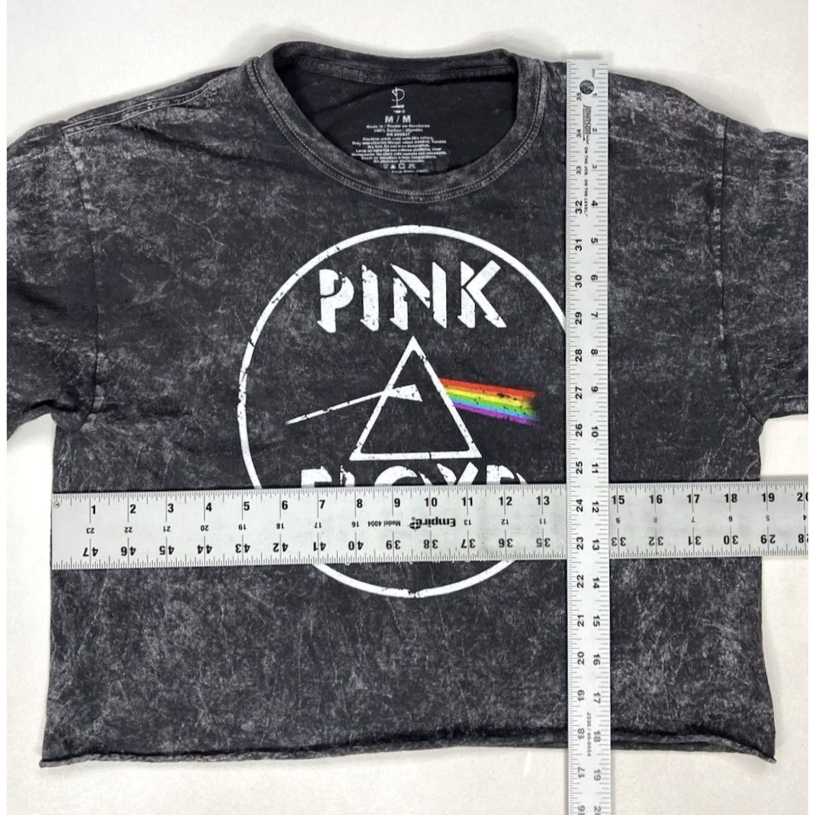 Vintage Pink Floyd 1973 Tour Crop Graphic T-shirt Women M Black Long Sleeve Music Shirt Size M / US 6-8 / IT 42-44 - 5 Thumbnail