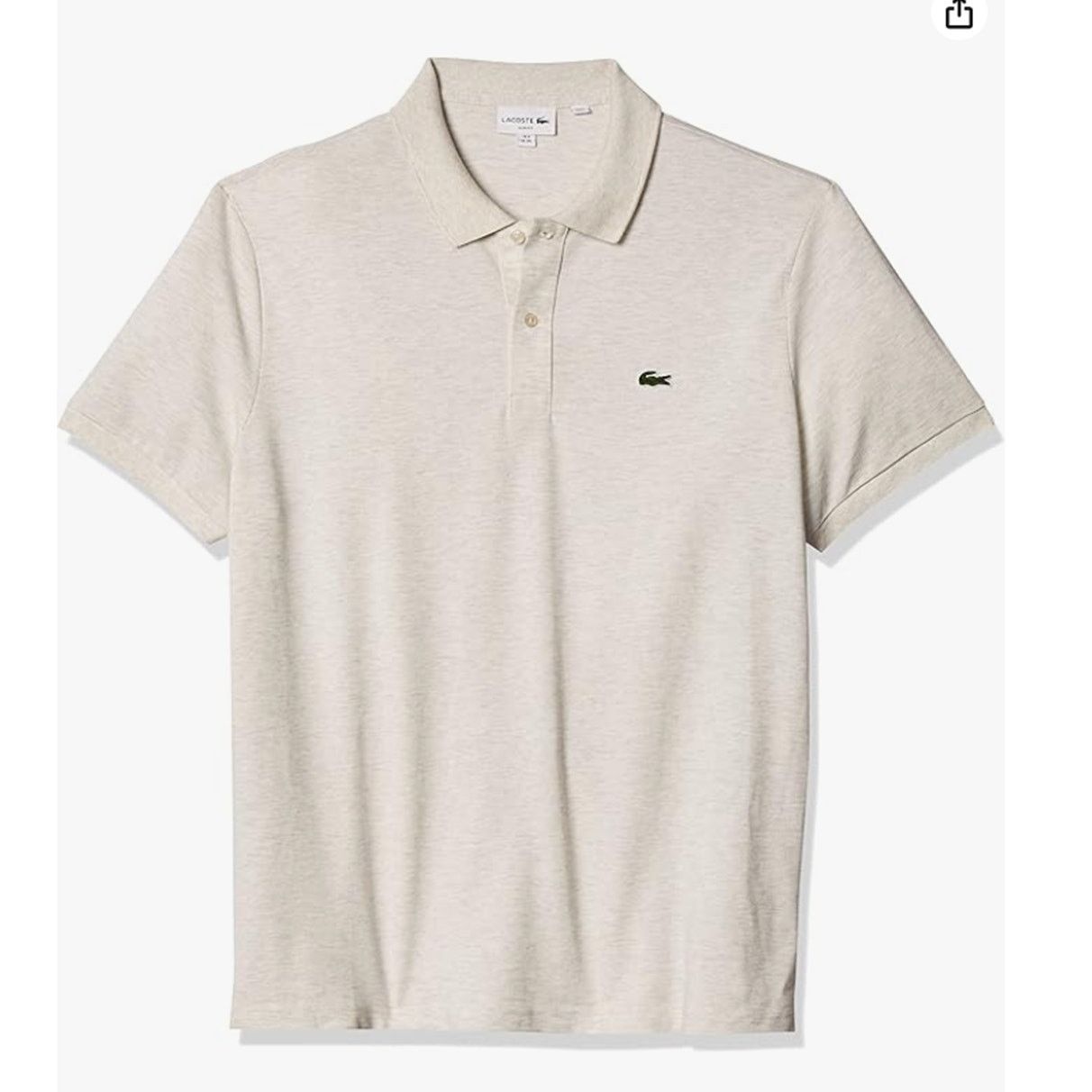 Lacoste Lacoste Men's Legacy Classic Pique Slim Fit Polo Grey XXL Size US XXL / EU 58 / 5 - 1 Thumbnail