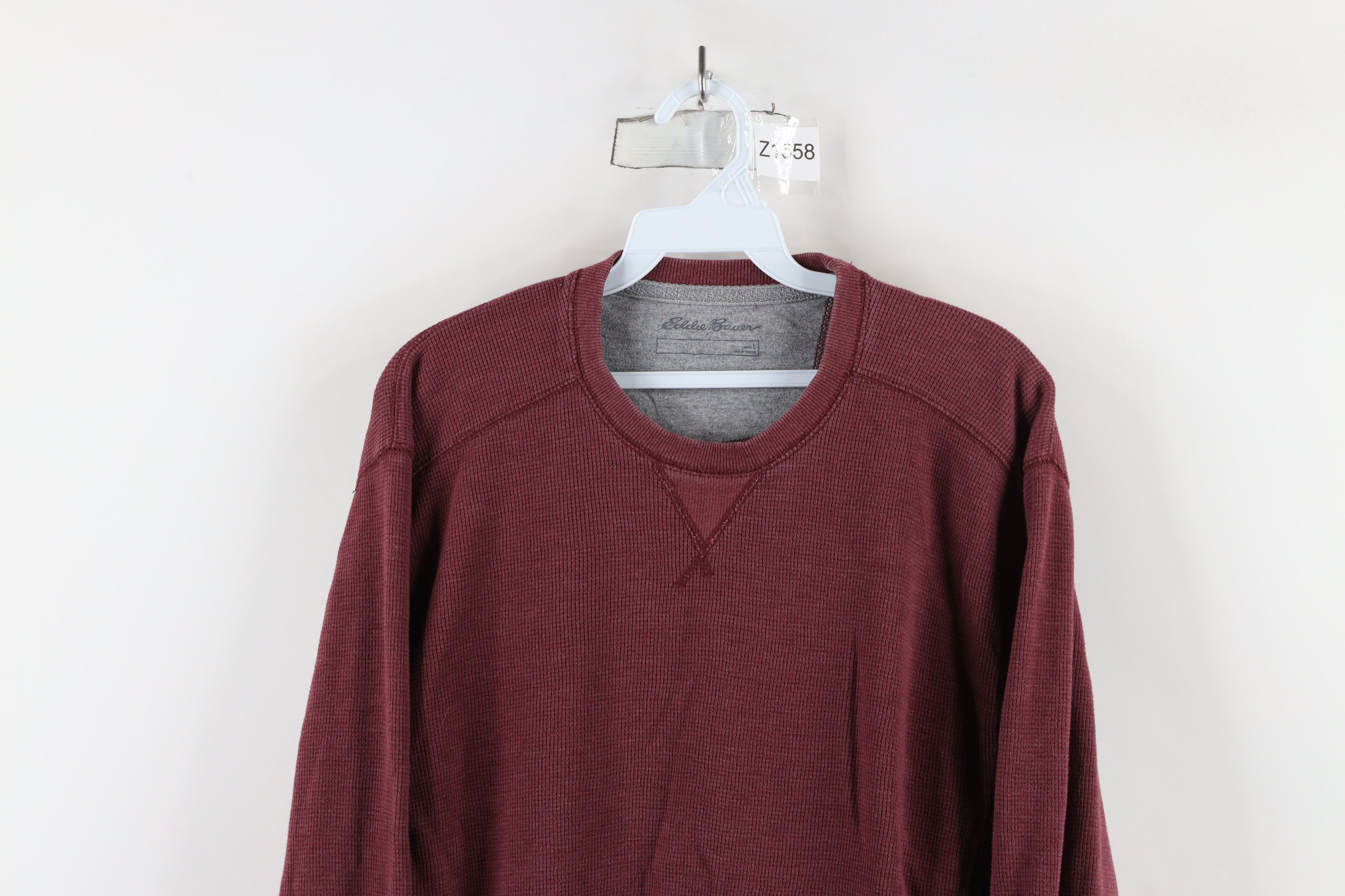 Eddie Bauer × Vintage Vintage Eddie Bauer Thermal Waffle Knit Long Sleeve T-Shirt Size US L / EU 52-54 / 3 - 2 Thumbnail