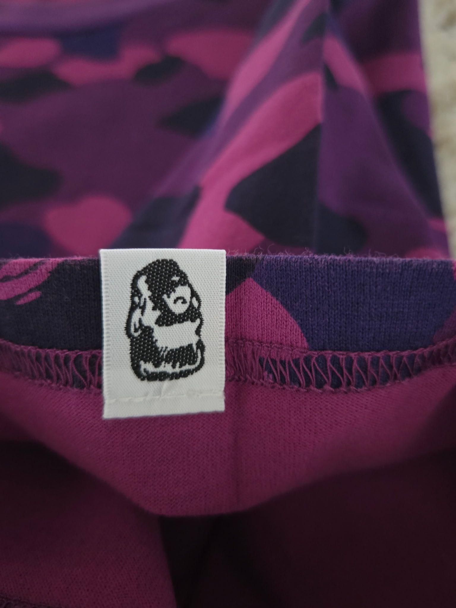 Bape BAPE Shark Camo T Shirt Purple Pink Size M Ape Head Size US M / EU 48-50 / 2 - 13 Thumbnail