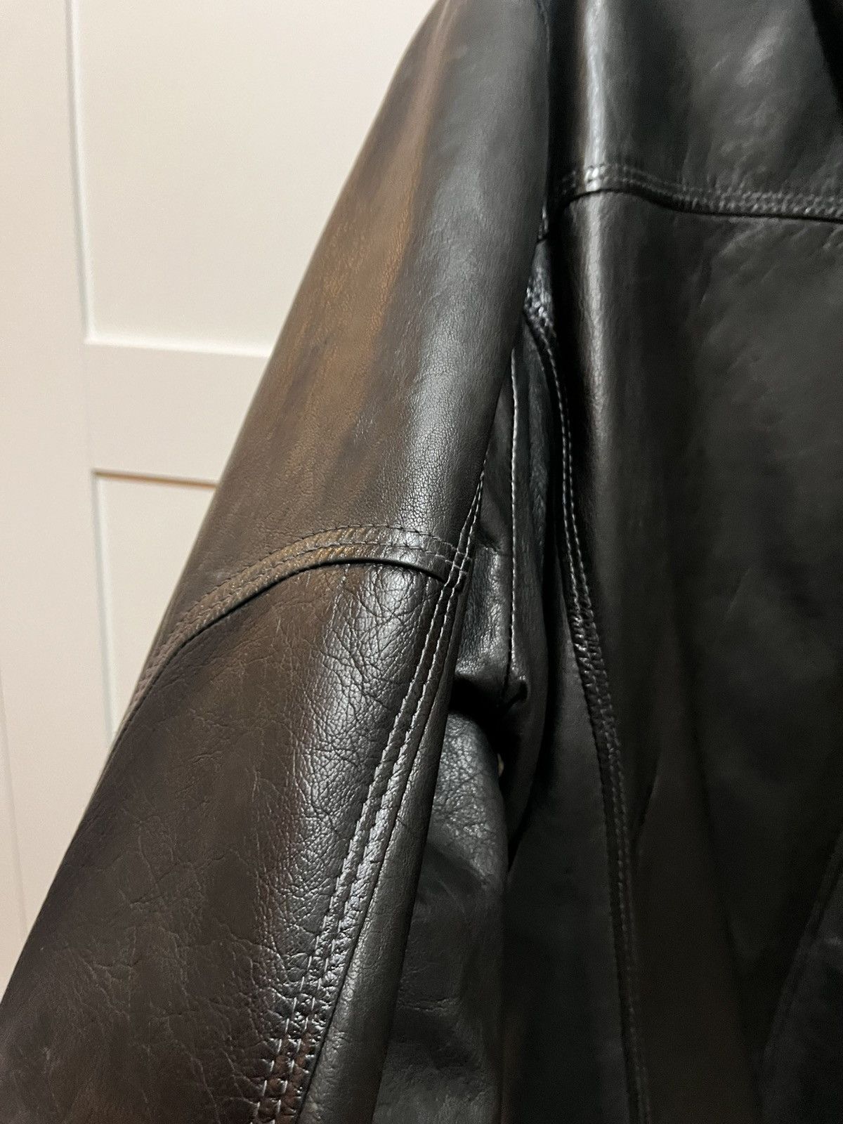 Vera Pelle Vera Pelle Vintage Leather Jacket Size US L / EU 52-54 / 3 - 19 Thumbnail