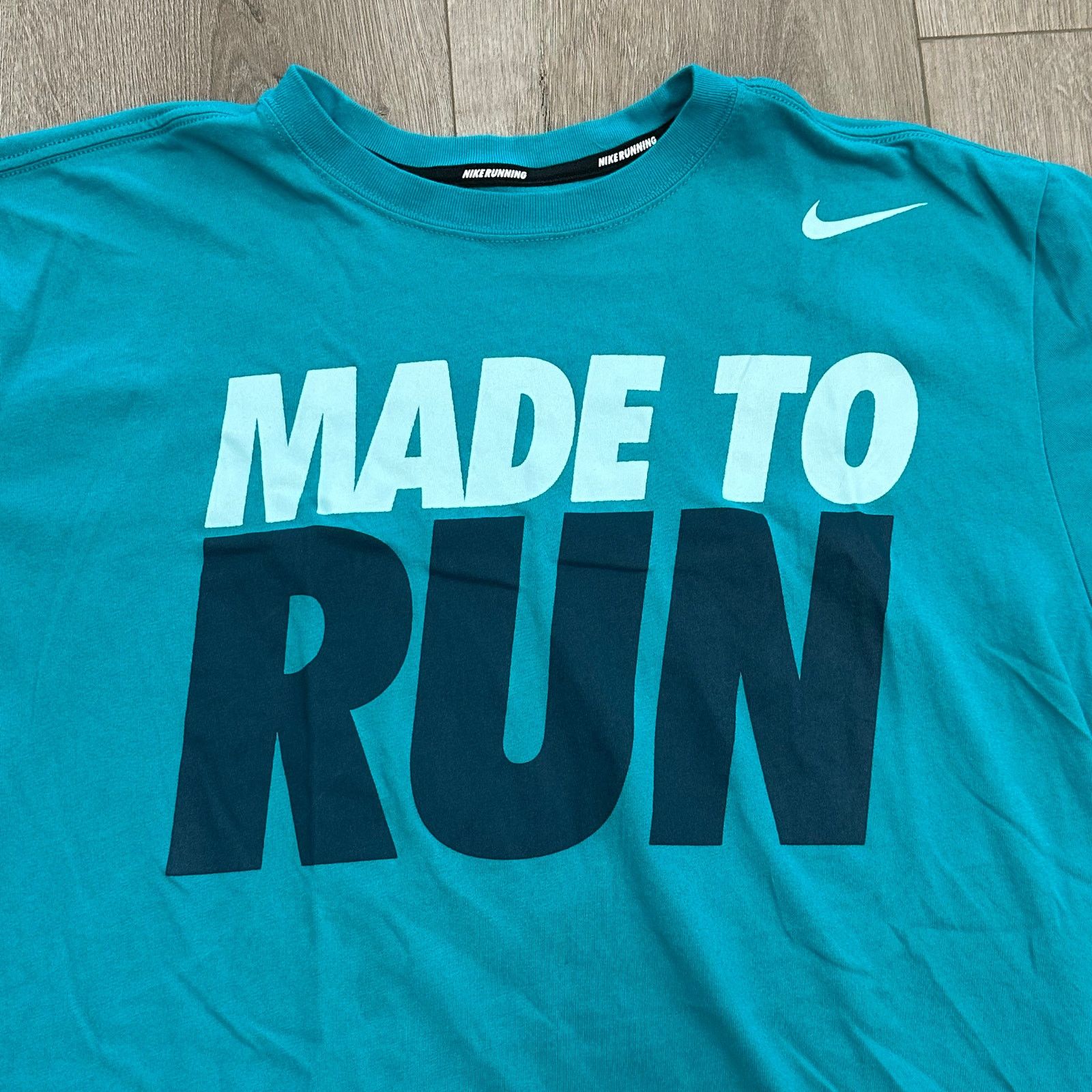 Nike Nike Dri Fit Made To Run Blue Tee T Shirt Size Large L B15 Size US L / EU 52-54 / 3 - 6 Thumbnail