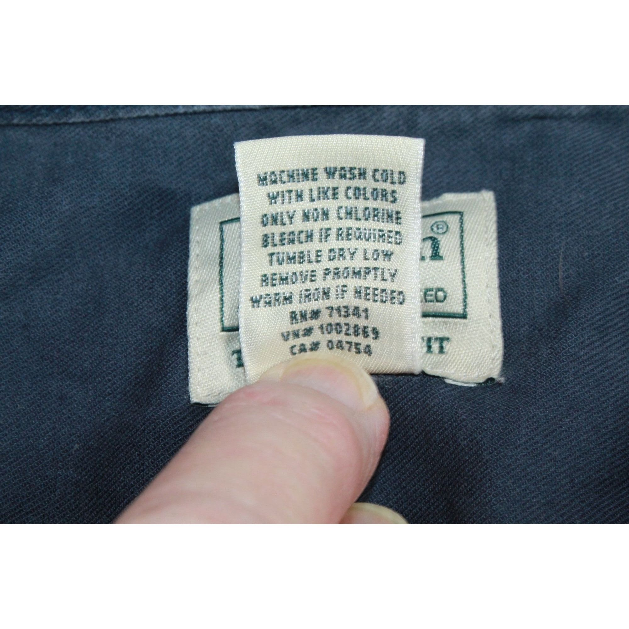 L.L. Bean LL Bean Men's BeanFlex Twill Shirt Traditional Untucked Fit Size US XXL / EU 58 / 5 - 8 Thumbnail