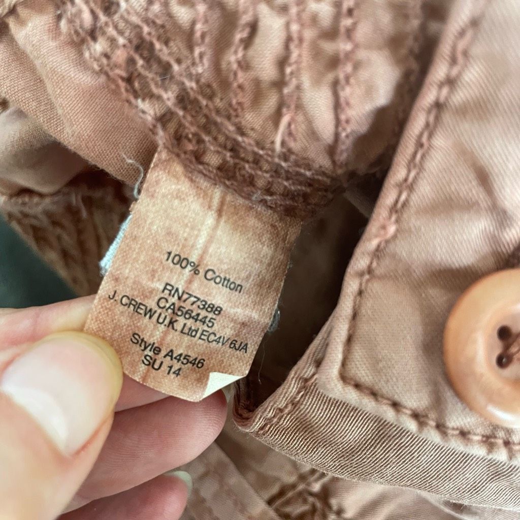 Madewell Madewell Dusty Rose 100% Cotton Casual Pants 31 Size 31" - 8 Thumbnail