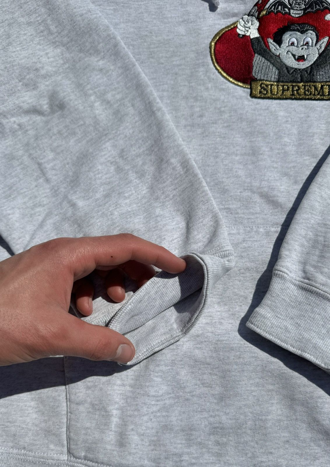 Supreme Hoodie Supreme Vampire Grey Very Rare Size US L / EU 52-54 / 3 - 6 Thumbnail