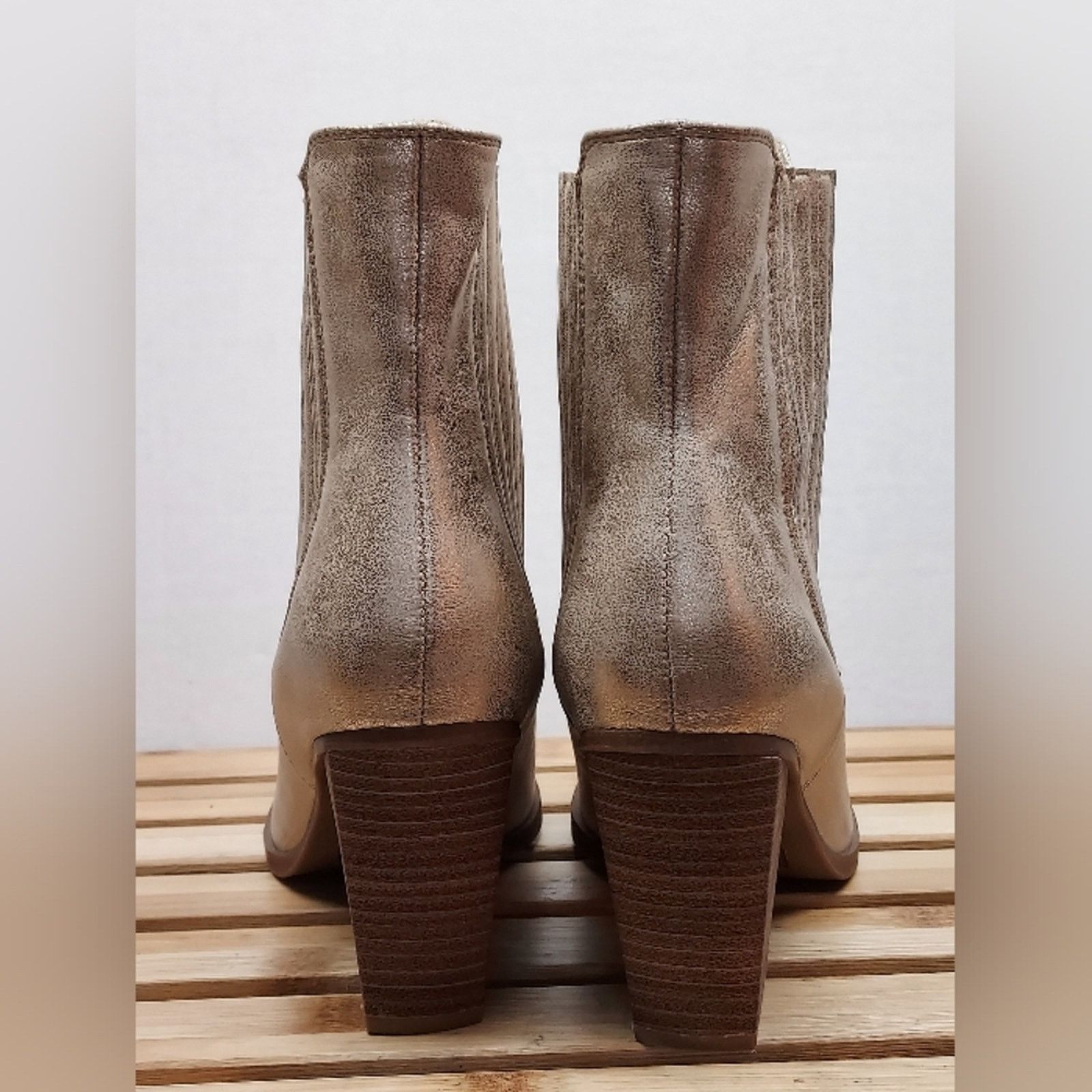 Other MIA Womens Prairie | Metallic | Heeled Western Boots Size 9 Size US 9 / IT 39 - 6 Thumbnail