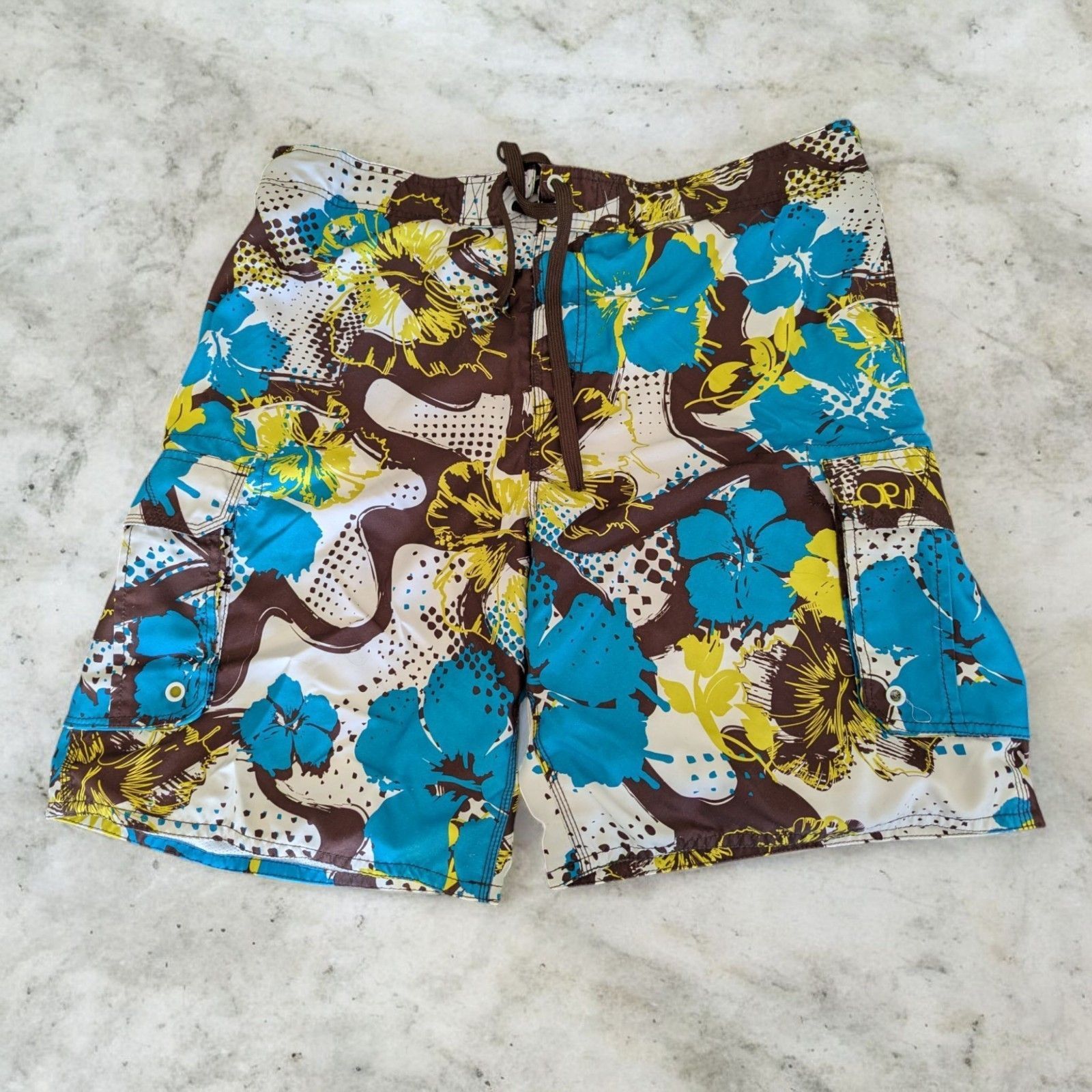 Ocean Pacific Ocean Pacific OP Mens Swim Trunks Multicolor XL (40/42) Size US 42 / EU 58 - 1 Thumbnail