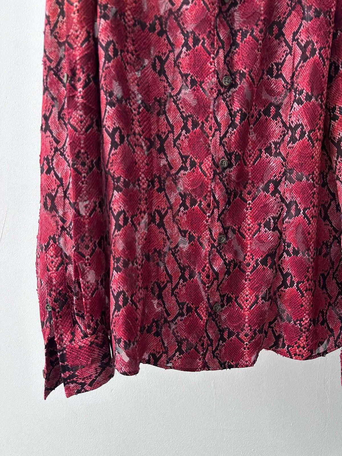 Japanese Brand × Tornado Mart 2000s Tornado Mart See-through Red Snake Akin Size US M / EU 48-50 / 2 - 4 Thumbnail