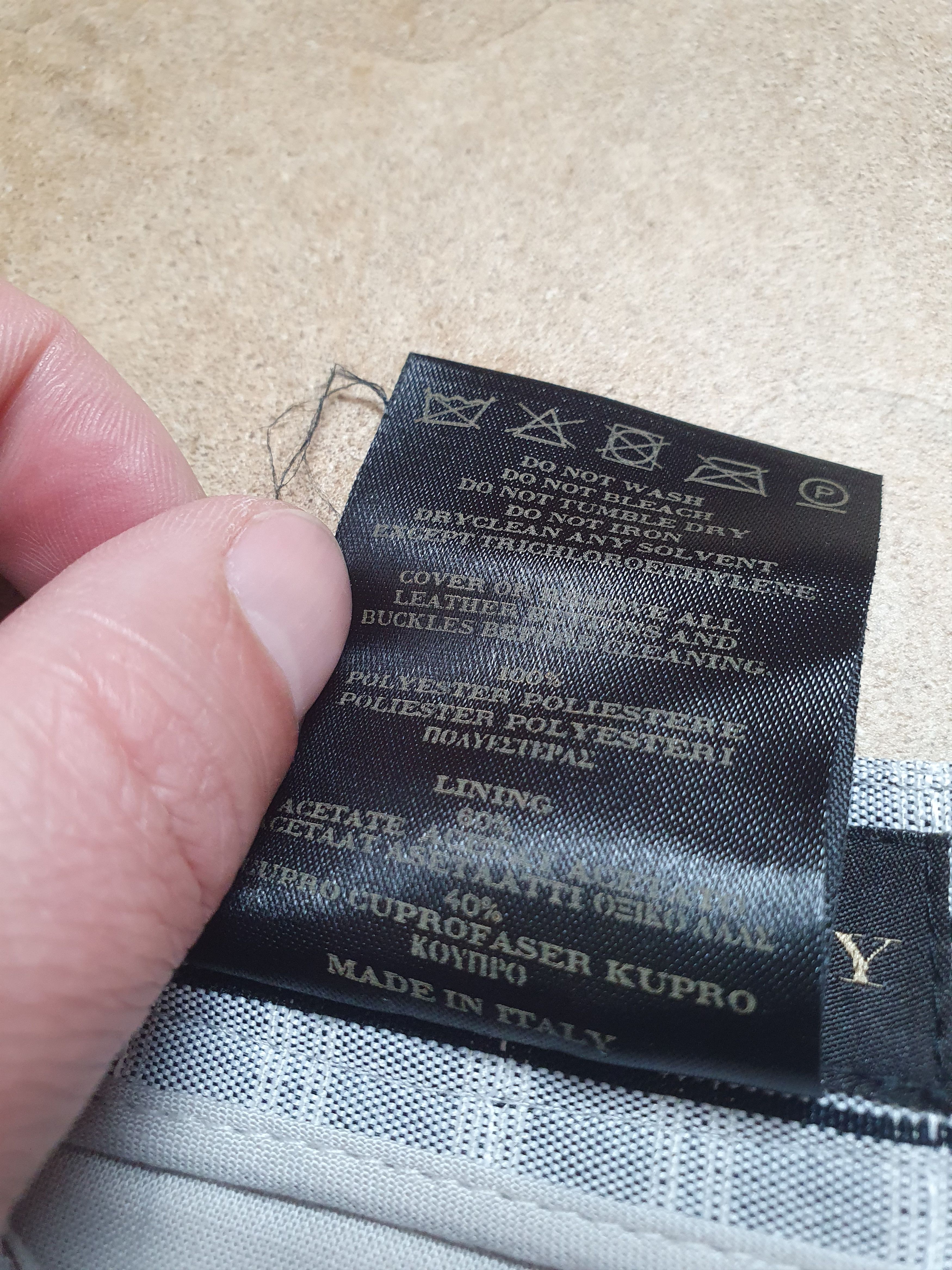 Burberry Vintage women's Burberry Check Grey Size 40 Made in Italy Size 40" / US 18 - 5 Thumbnail