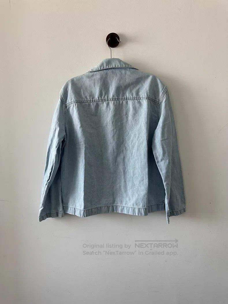 Loewe Loewe Big logo denim shirt jacket Size XXS / US 00 / IT 34 - 2 Thumbnail