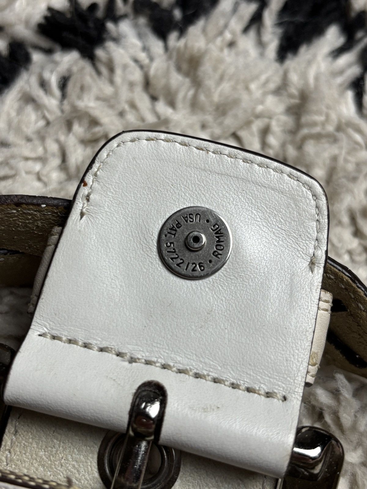 Coach Coach Jacquard Leather Signature Soho Y2K Hand Bag Vintage Size ONE SIZE - 9 Thumbnail