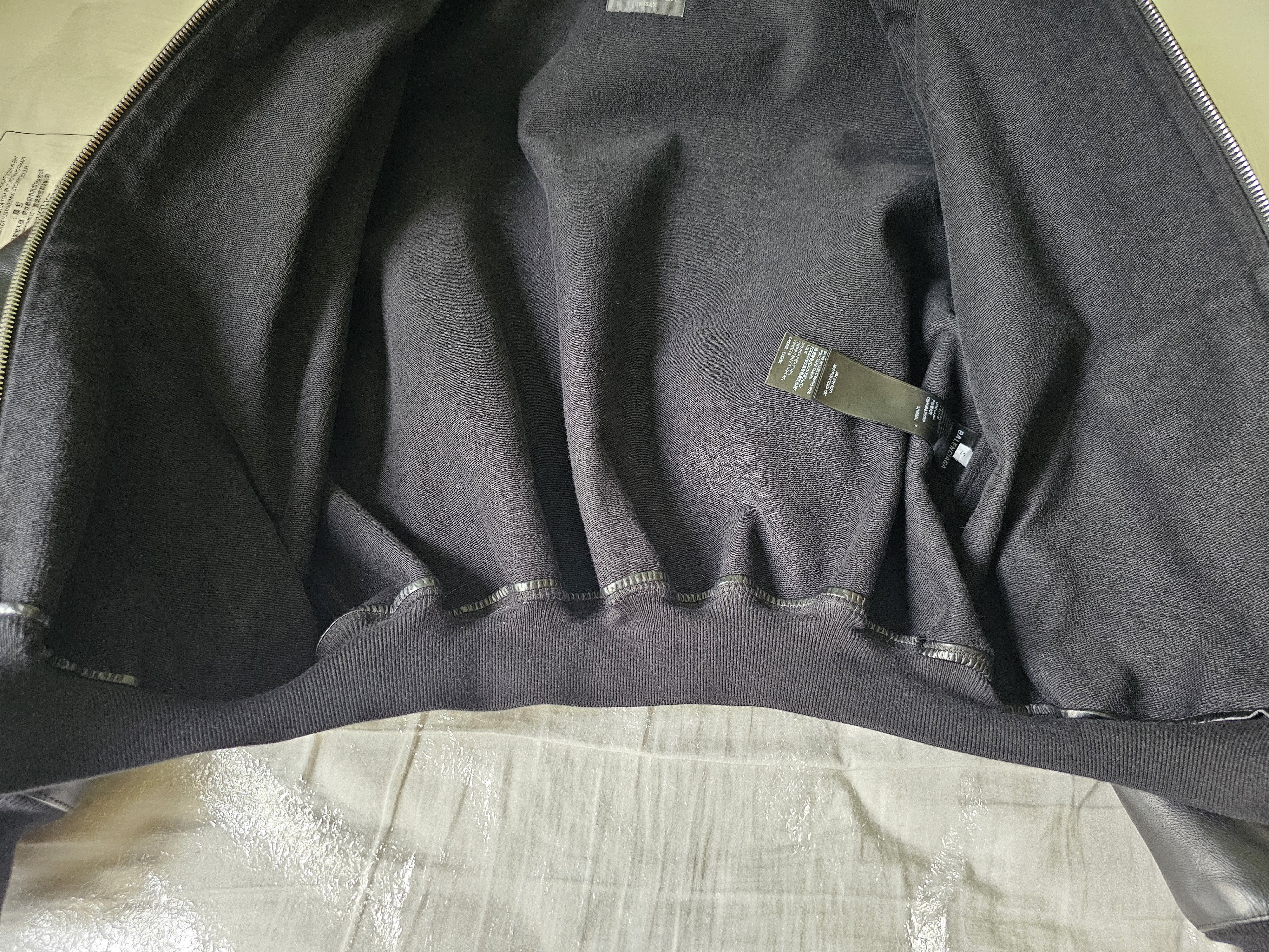 Balenciaga Balenciaga Leather Hoodie Jacket Lined with Cotton Size S / US 4 / IT 40 - 9 Thumbnail
