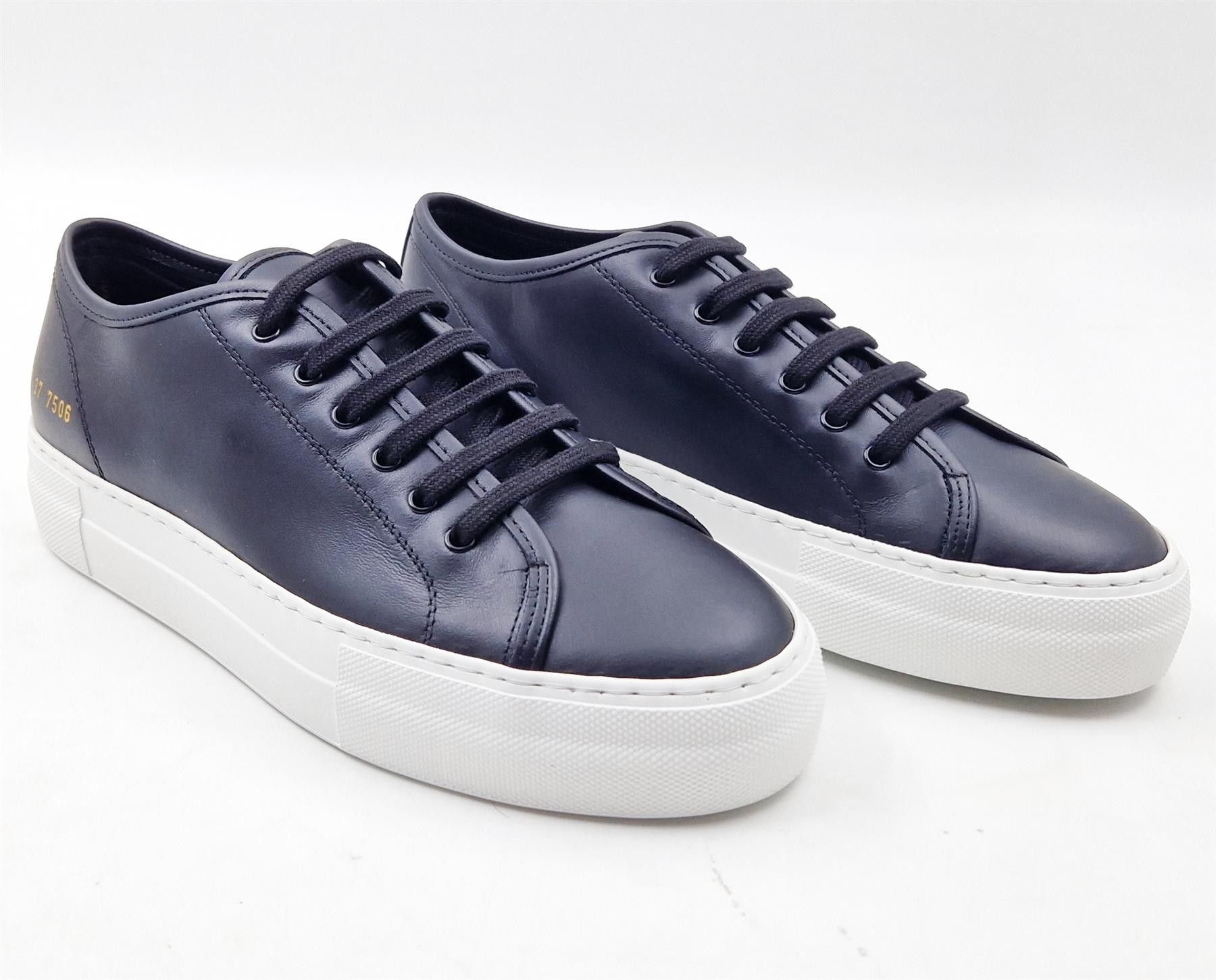 Common Projects COMMON PROJECTS TOURNAMENT BLACK & WHITE WOMENS SHOES UK 4 Size US 6.5 / IT 36.5 - 5 Thumbnail