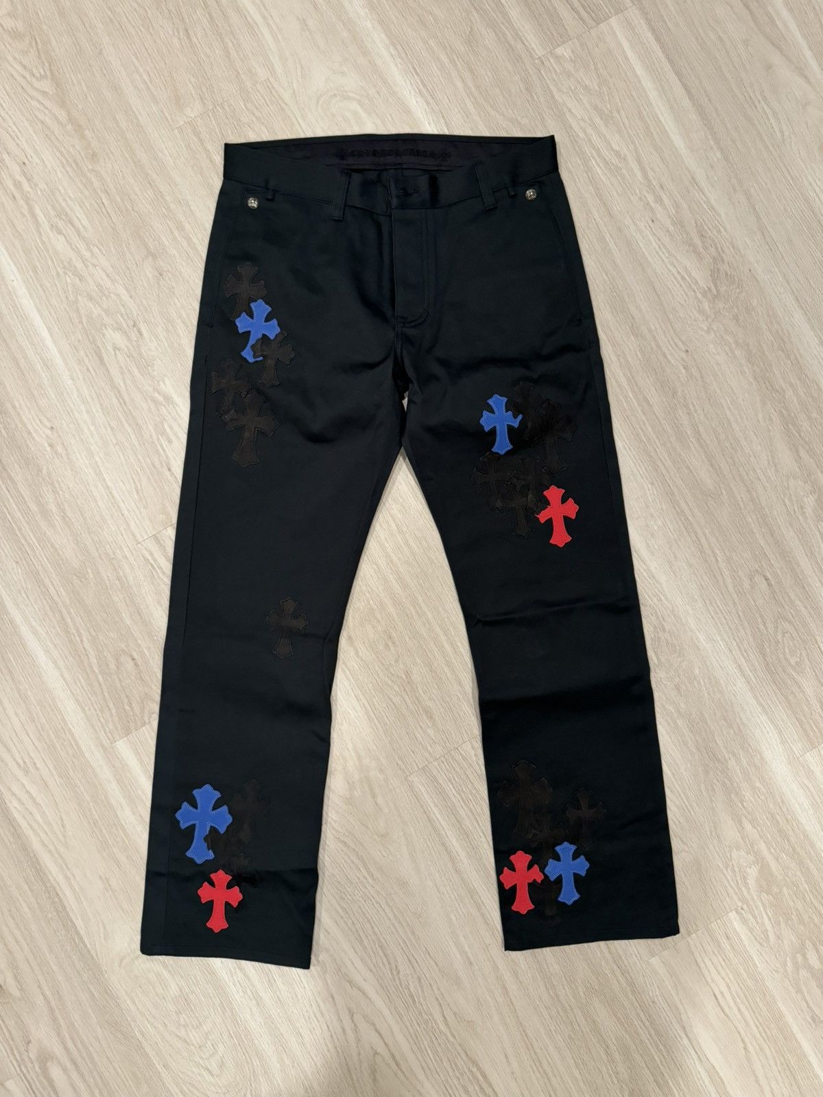 Chrome Hearts Chrome Hearts Cross Patchwork Chino Pants | Grailed