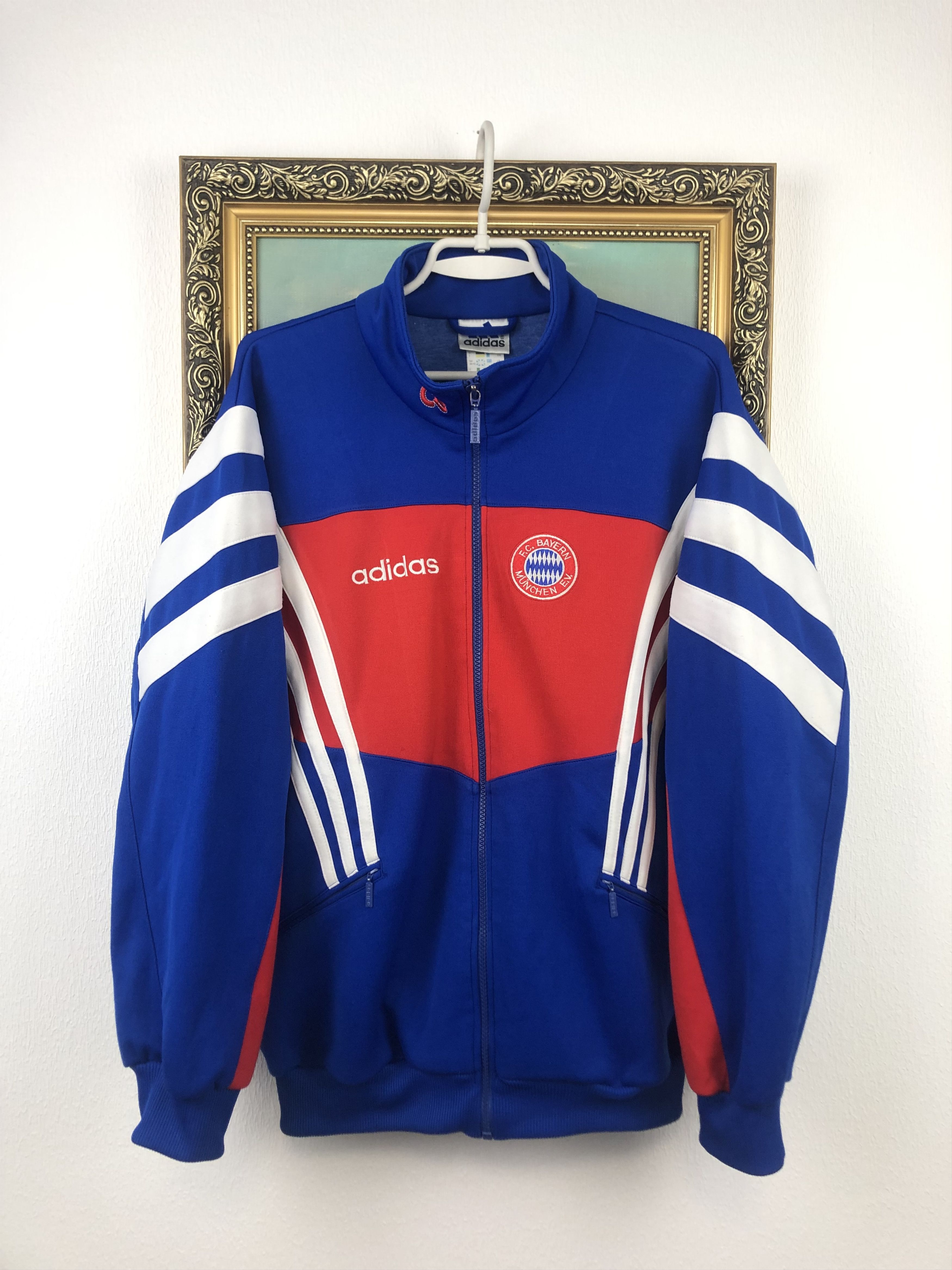 Vintage 90's Bayern Munich Football Jacket Soccer Track Top