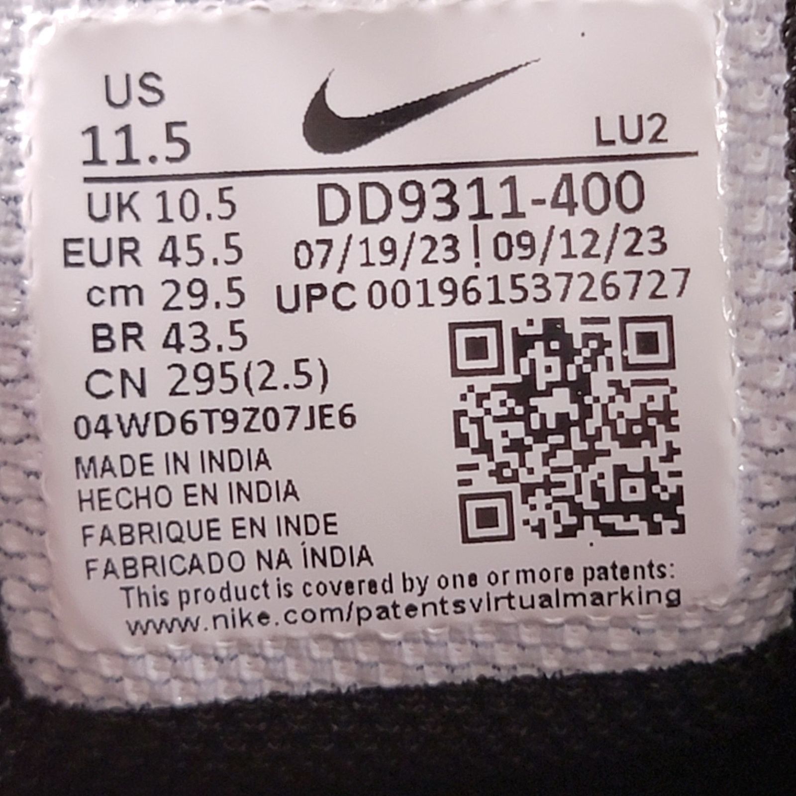 Nike Nike Men's Fly.by MID 3 Running Shoes DD9311 400 Sz 11.5 US Size US 11.5 / EU 44-45 - 8 Thumbnail