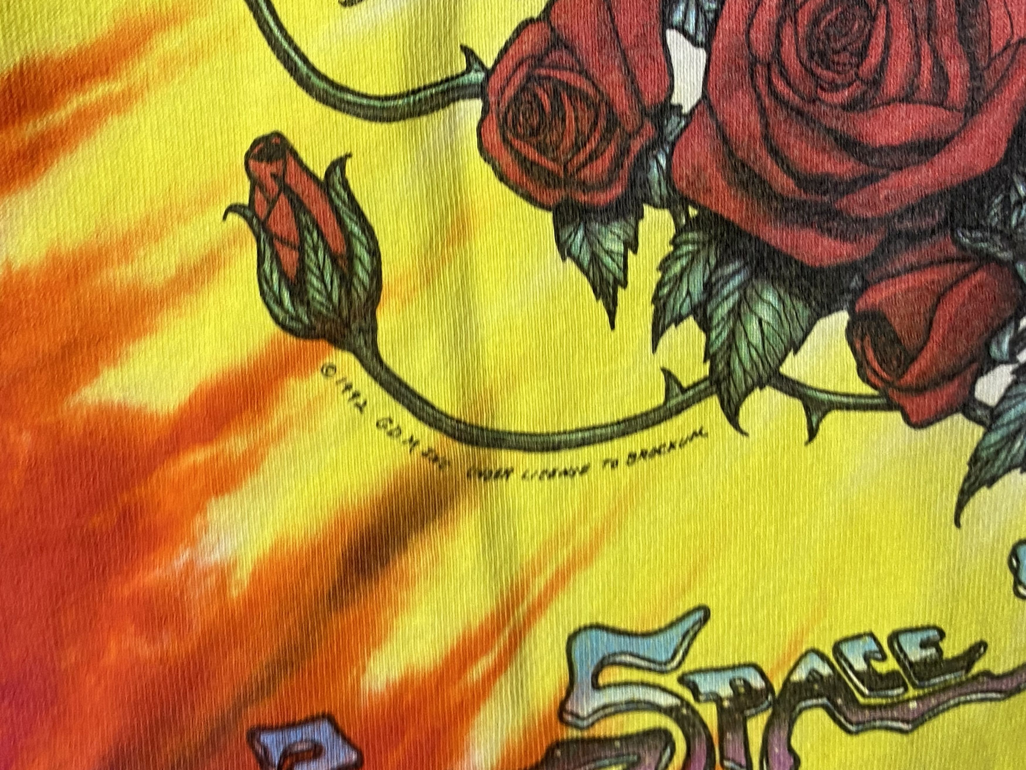 Grateful Dead × Liquid Blue × Vintage VINTAGE 1992 GRATEFUL DEAD TIE DYE T SHIRT SINGLE STITCH Size US XL / EU 56 / 4 - 6 Thumbnail
