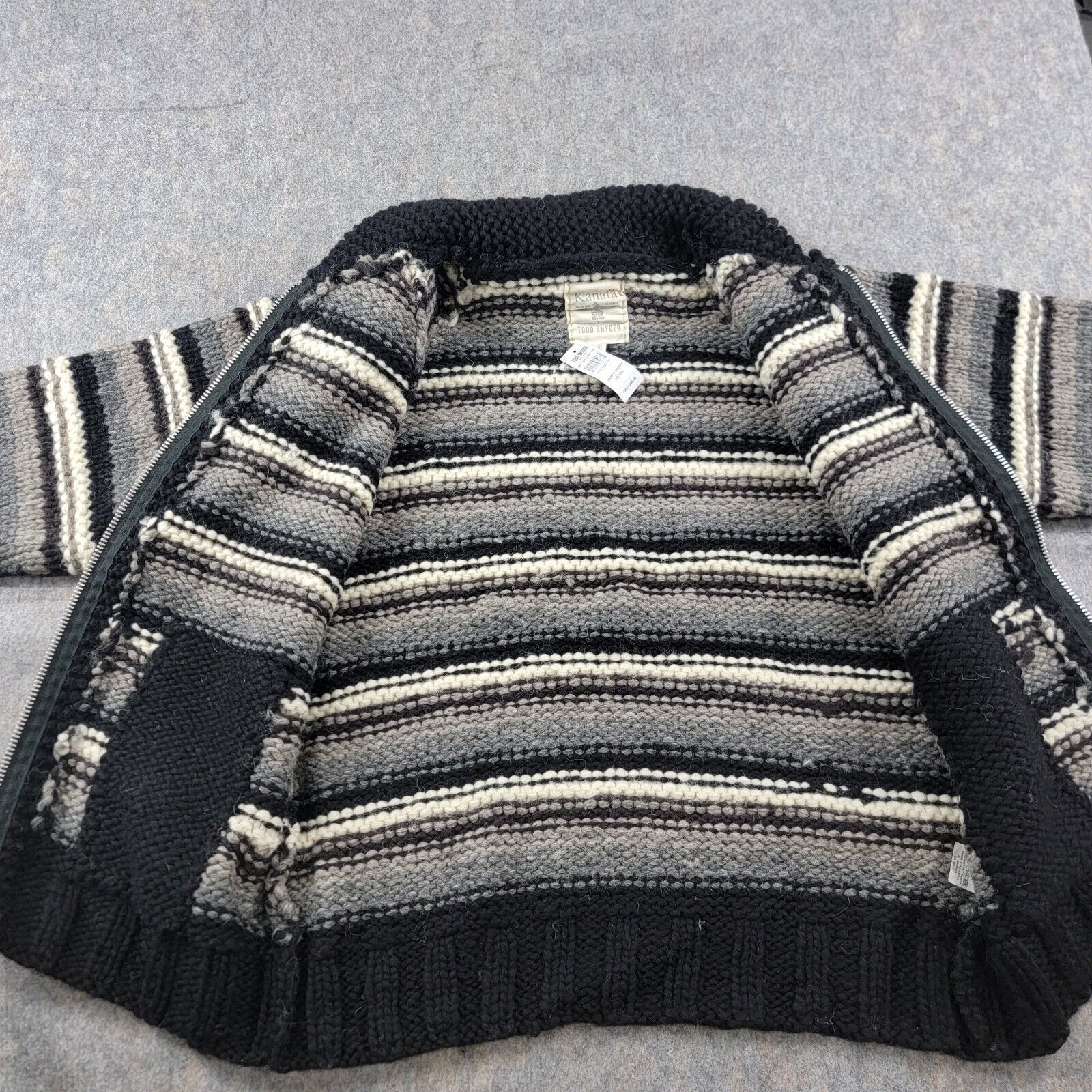 Todd Snyder Todd Snyder x Kanata Hand Knit Jacket Size US XXL / EU 58 / 5 - 4 Thumbnail