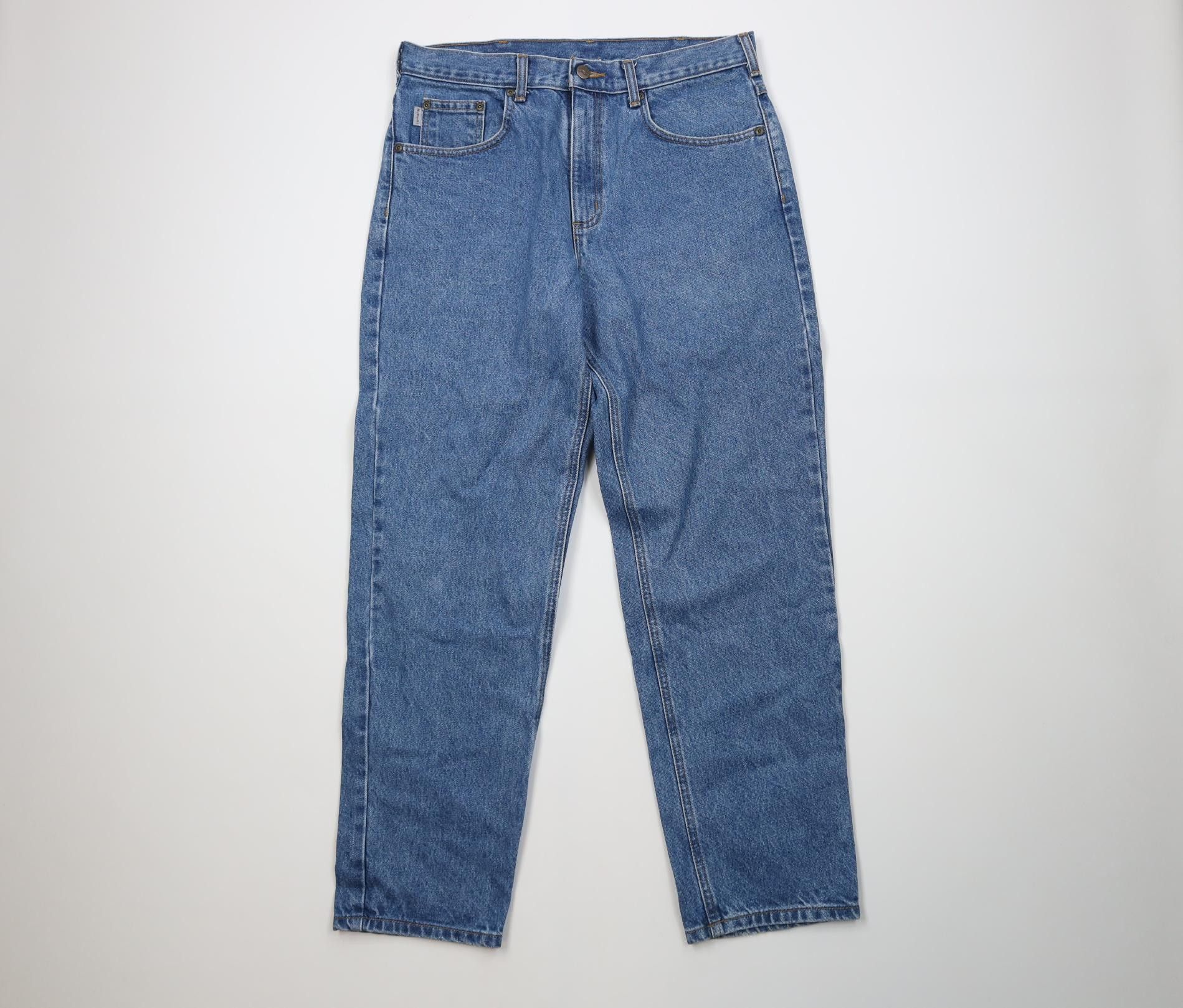 Carhartt Vintage Y2K Carhartt Relaxed Fit Denim Jeans Blue Cotton Size US 34 / EU 50 - 1 Thumbnail