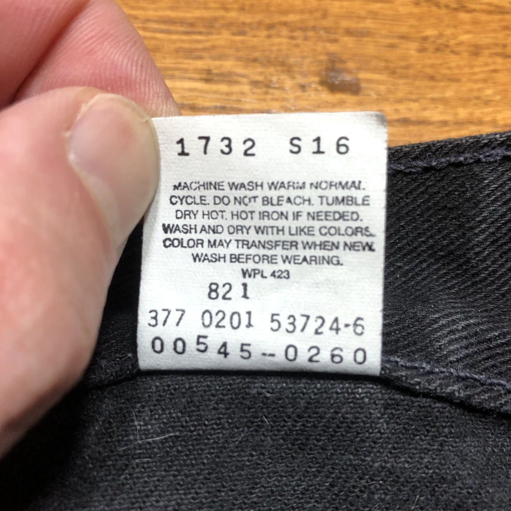 Levi's VINTAGE Levi's 545 Jeans Loose Fit Tapered Black 34x29 Mens Regular 34 Denim 100% Cotton Jeans Grunge 80s 90s USA American Classic Logo Belt Loops Zip Size US 34 / EU 50 - 6 Thumbnail