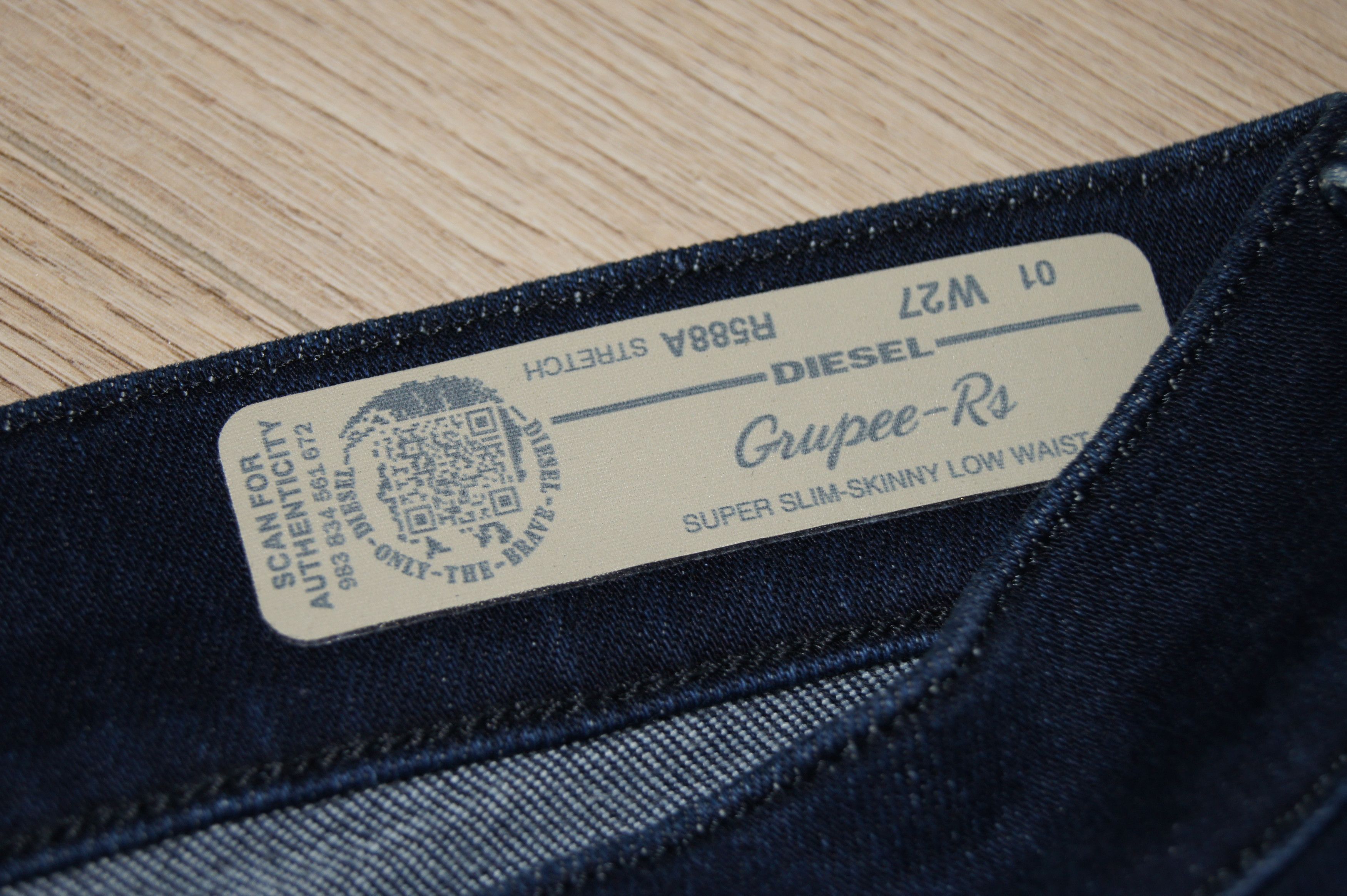 Designer × Diesel Unique Diesel GRUPEE-RS Women's Jeans in Size W27 y2k drip Size 27" / US 4 / IT 40 - 7 Thumbnail
