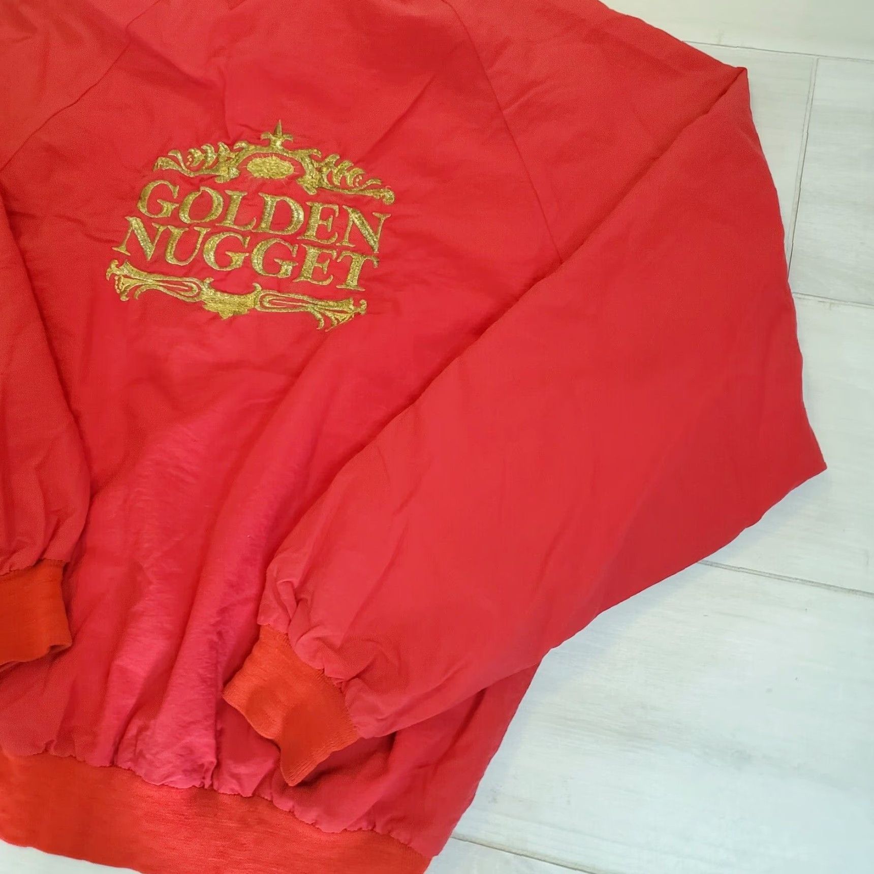 Vintage VINTAGE Golden Nugget Jacket Red 2XL Casino Las Vegas Gambling Embroidered Men Windbreaker Size US XXL / EU 58 / 5 - 3 Thumbnail