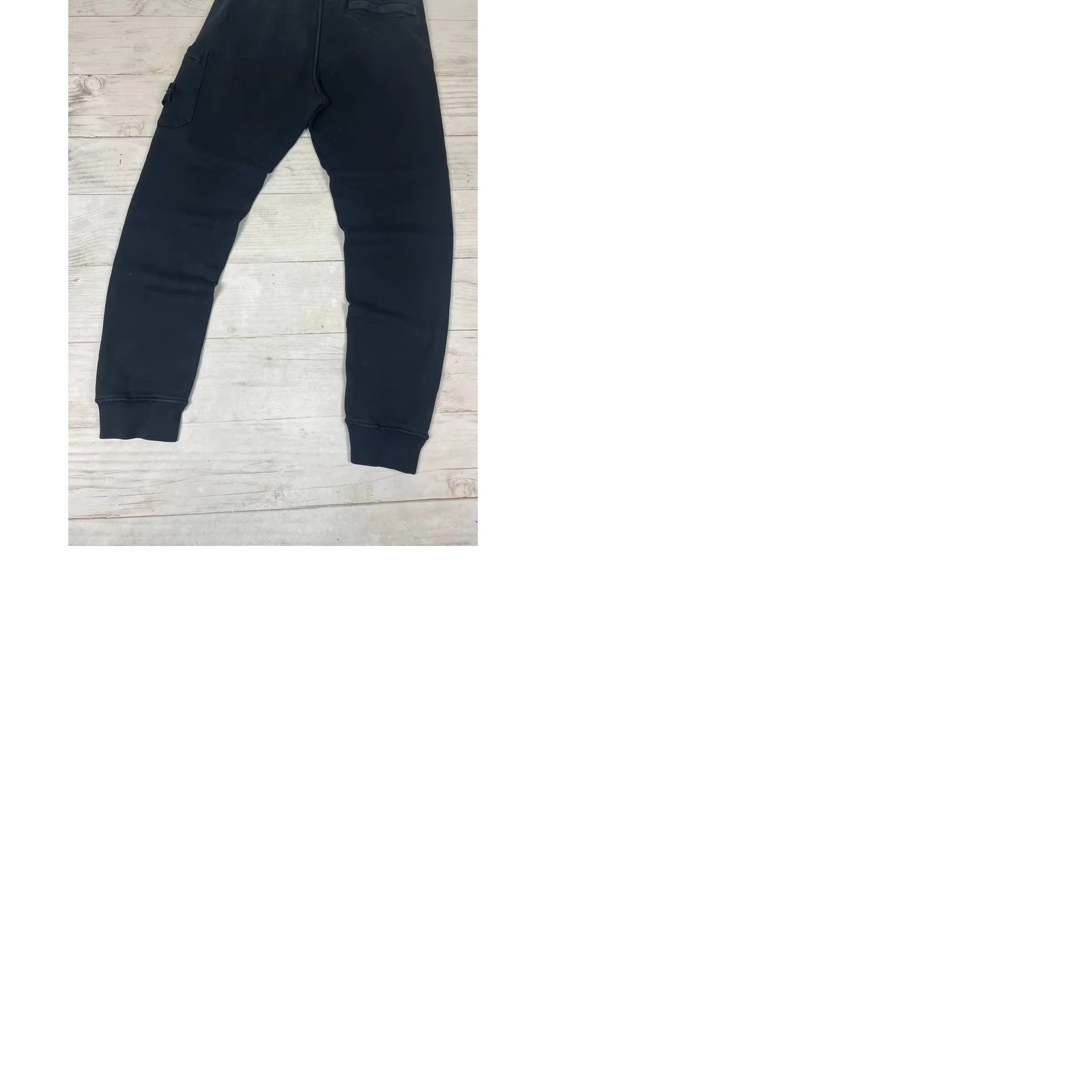 Stone Island Stone Island Fleece Garment Dyed Cargo Pants Sweatpants Men Size M Black Size US 31 - 10 Thumbnail