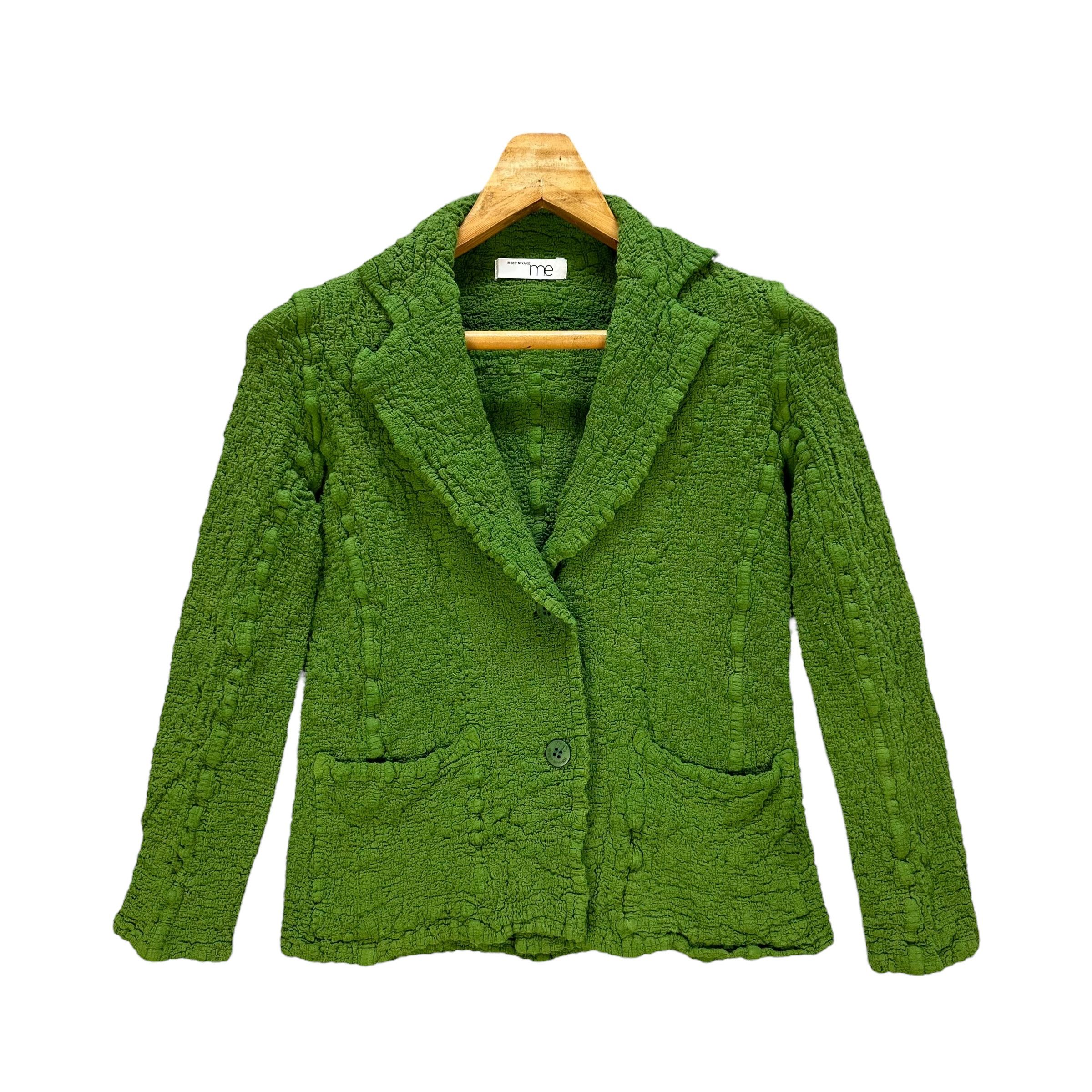 Issey Miyake ISSEY MIYAKE ME Green Jacket #1502-A62 Size S / US 4 / IT 40 - 1 Thumbnail