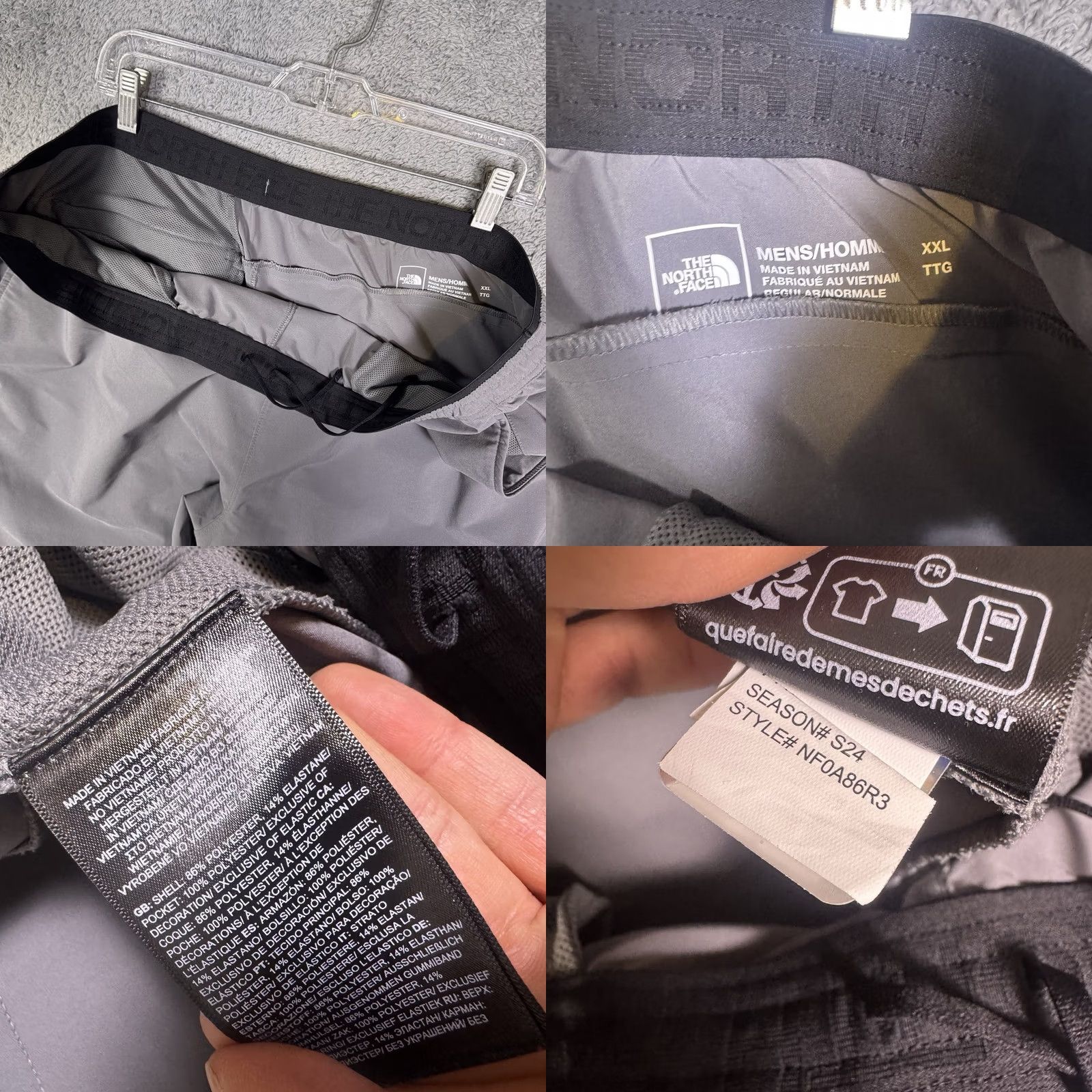 The North Face The North Face Wander 2.0 Joggers Softshell Tech FlashDry-XD Hike Mens 2XL XXL Size US 39 - 8 Thumbnail