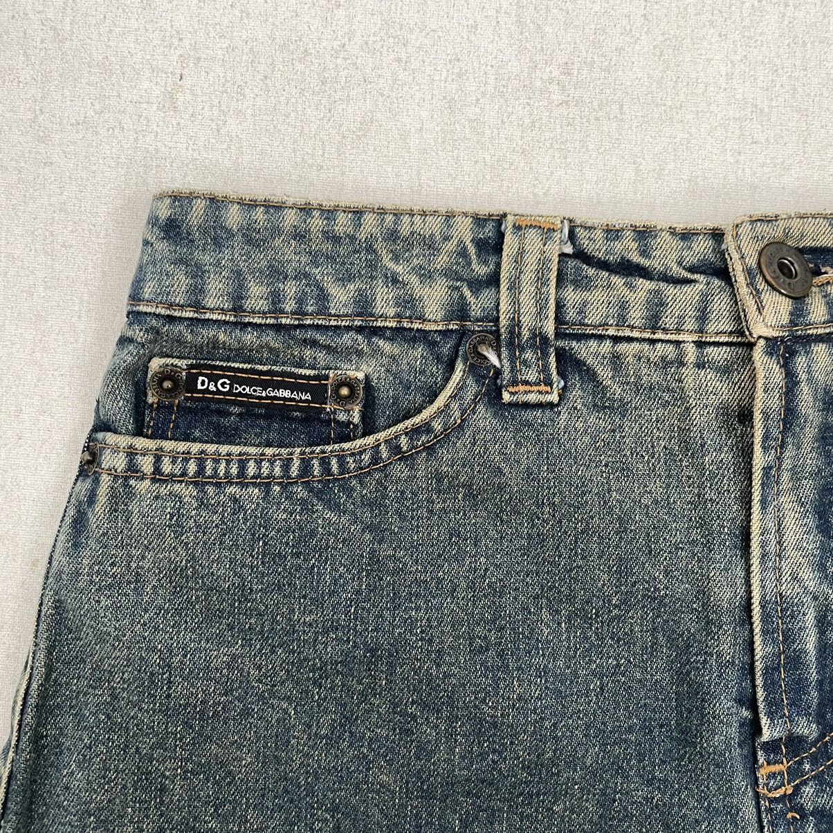 Dolce & Gabbana Dolce & Gabbana Midi Denim Skirt Size 34" / US 12 / IT 48 - 4 Thumbnail
