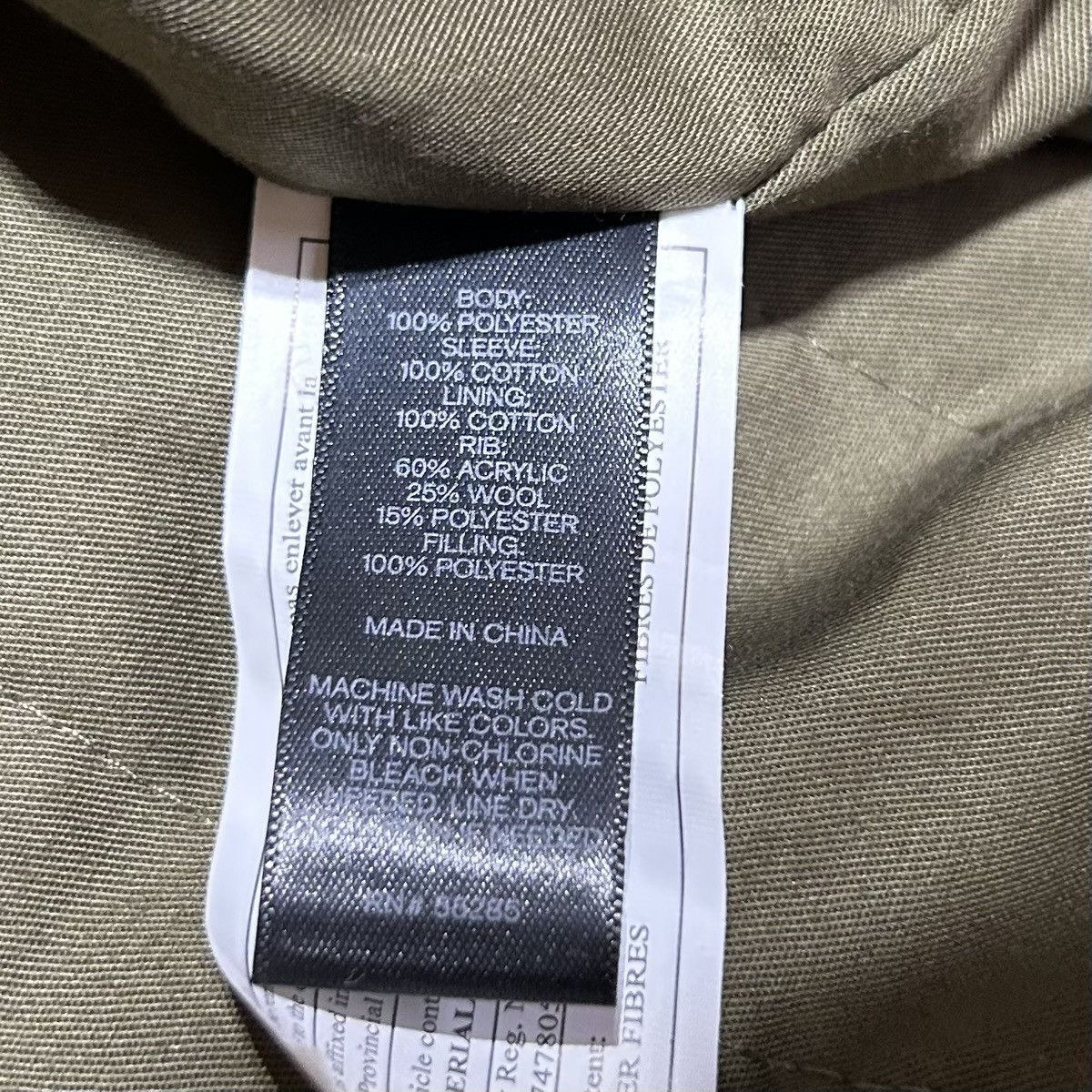 Express Express Military Bomber Style Jacket Olive Green Mens 2XL Size US XXL / EU 58 / 5 - 12 Thumbnail