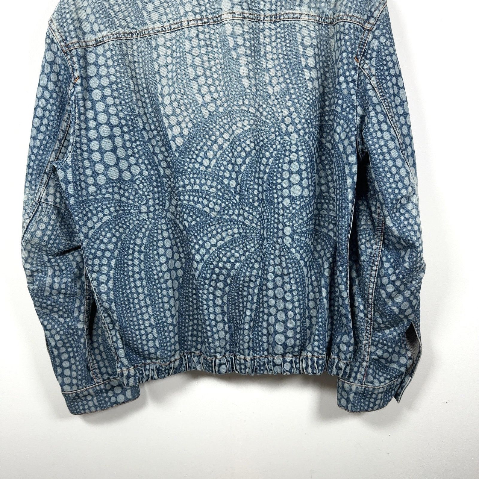 Louis Vuitton × Yayoi Kusama LouisVuittonxYayoiKusama AllOver Pumpkin Denim Zip-Up Jacket Size US M / EU 48-50 / 2 - 8 Thumbnail