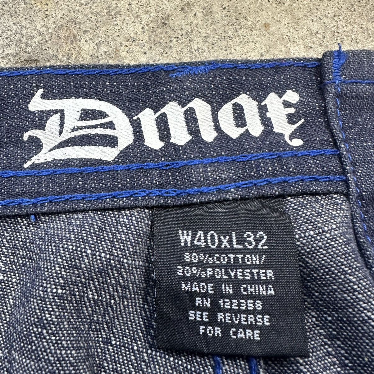 Other Vintage Y2K Baggy Skater DMax Dark Blue Denim Jeans Size 40 Size US 40 / EU 56 - 9 Thumbnail
