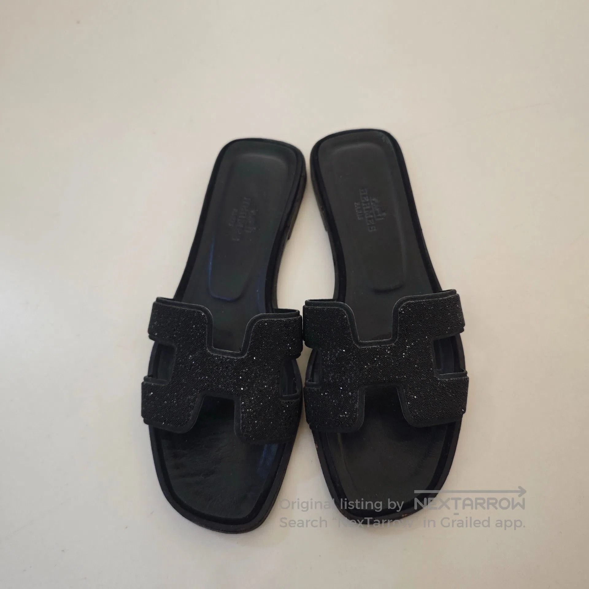 Hermes Hermes Oran Star Slippers. Size US 5 / IT 35 - 3 Thumbnail