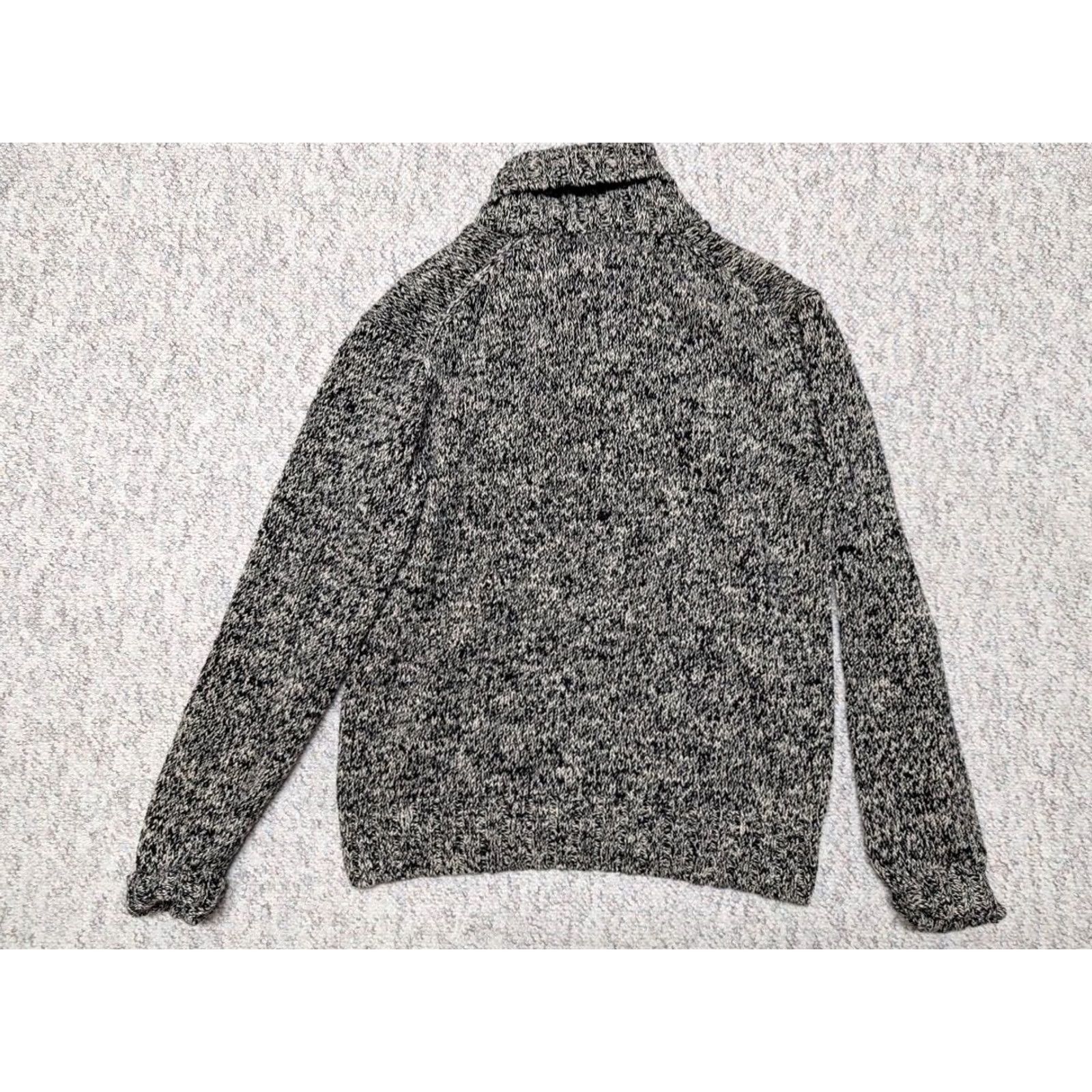 Polo Ralph Lauren VINTAGE Polo Ralph Lauren Raglan Sweater L Mens Black/Off-White Shawl 1990s NSW NOS Size US L / EU 52-54 / 3 - 5 Thumbnail
