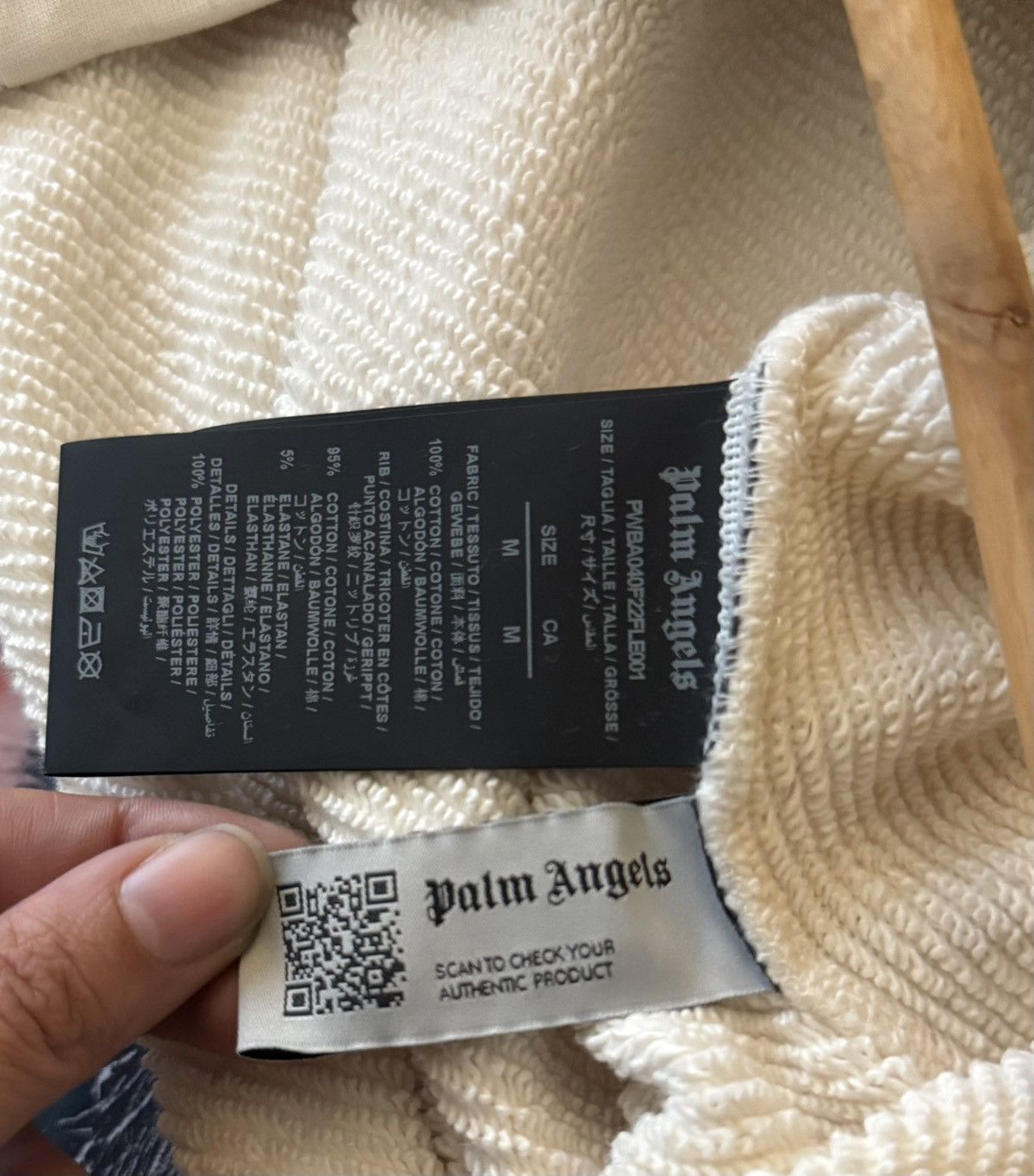 Palm Angels Palm Angels – Painted Cropped Crew Neck Sweat – M (495€) Size M / US 6-8 / IT 42-44 - 17 Thumbnail