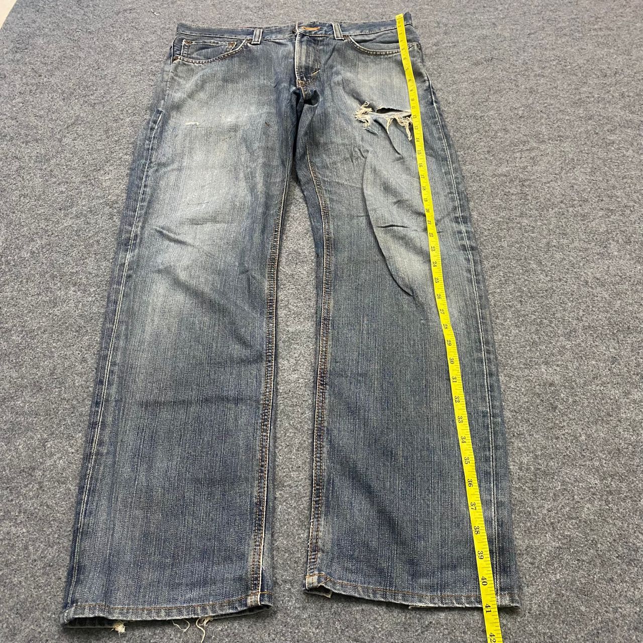Edwin 💥Best Offer💥Vintage Edwin 503 Distressed Denim Size US 34 / EU 50 - 3 Thumbnail