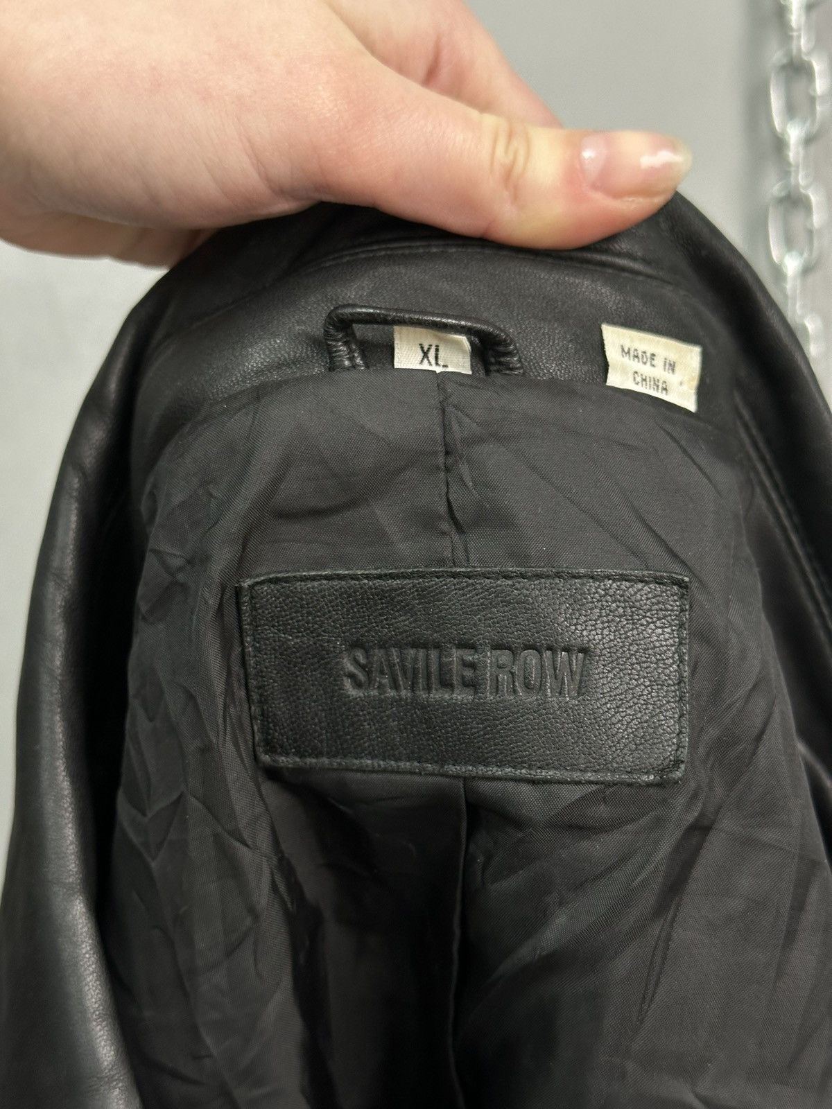 Savile Row Vintage Leather Jacket Cropped Rick Owens Style Diesel Rare Size US XL / EU 56 / 4 - 9 Thumbnail
