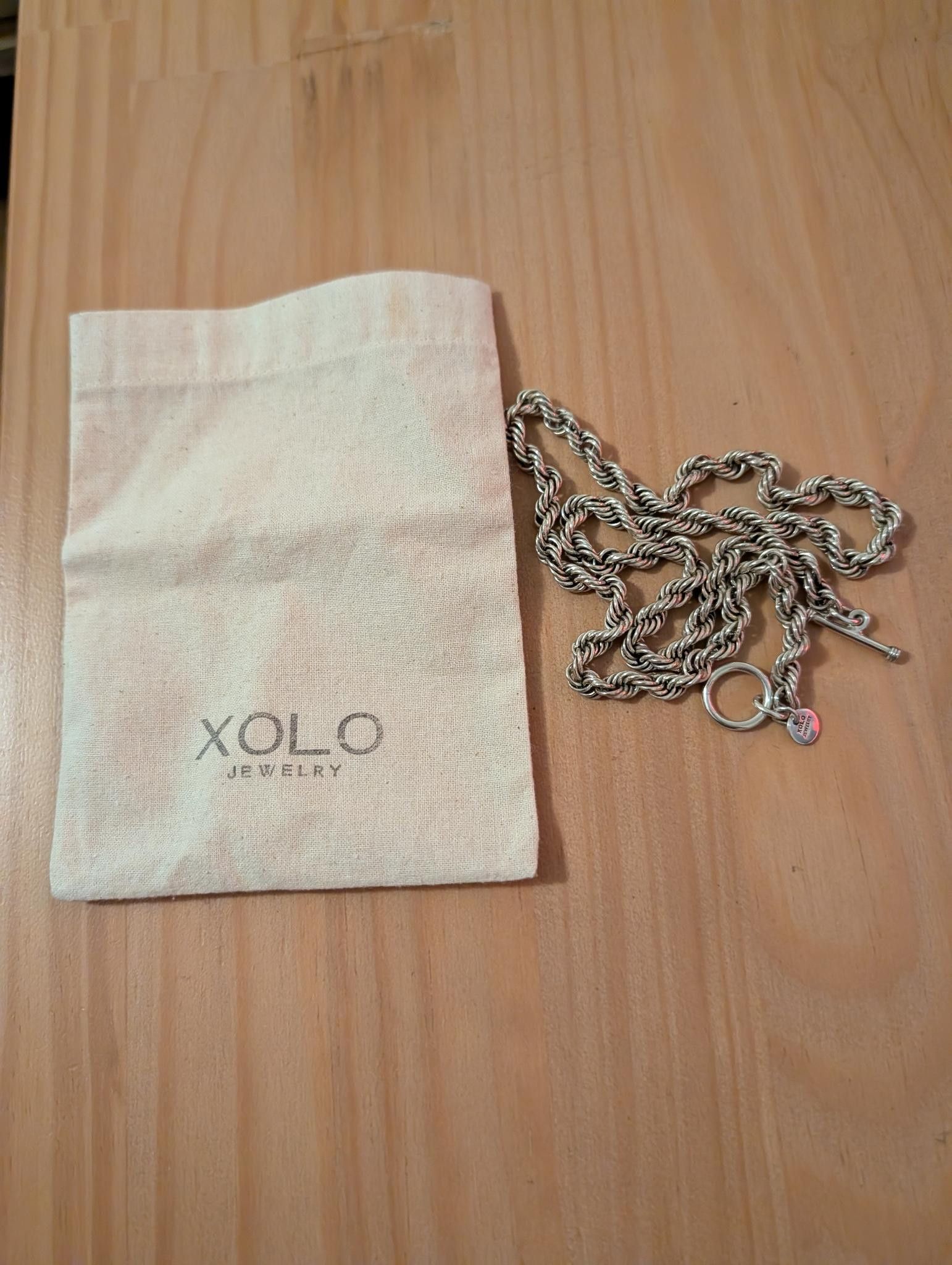 Japanese Brand XOLO JEWELRY Twist Link Necklace 60 cm SILVER 925 Size ONE SIZE - 2 Thumbnail