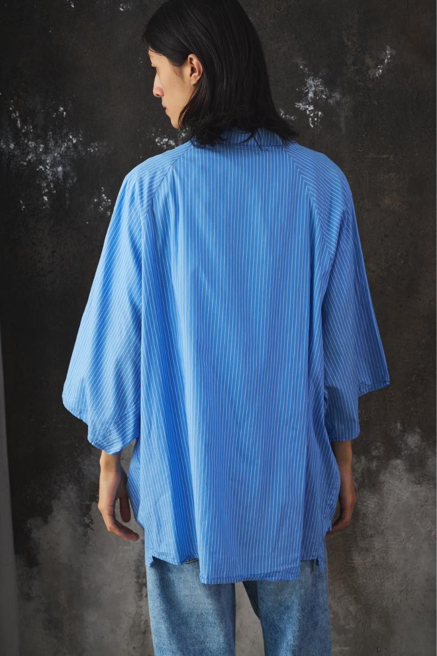 my beautiful landlet My Beautiful Landlet POPLIN STRIPED SLEEVE SHIRT blue Size US L / EU 52-54 / 3 - 5 Thumbnail
