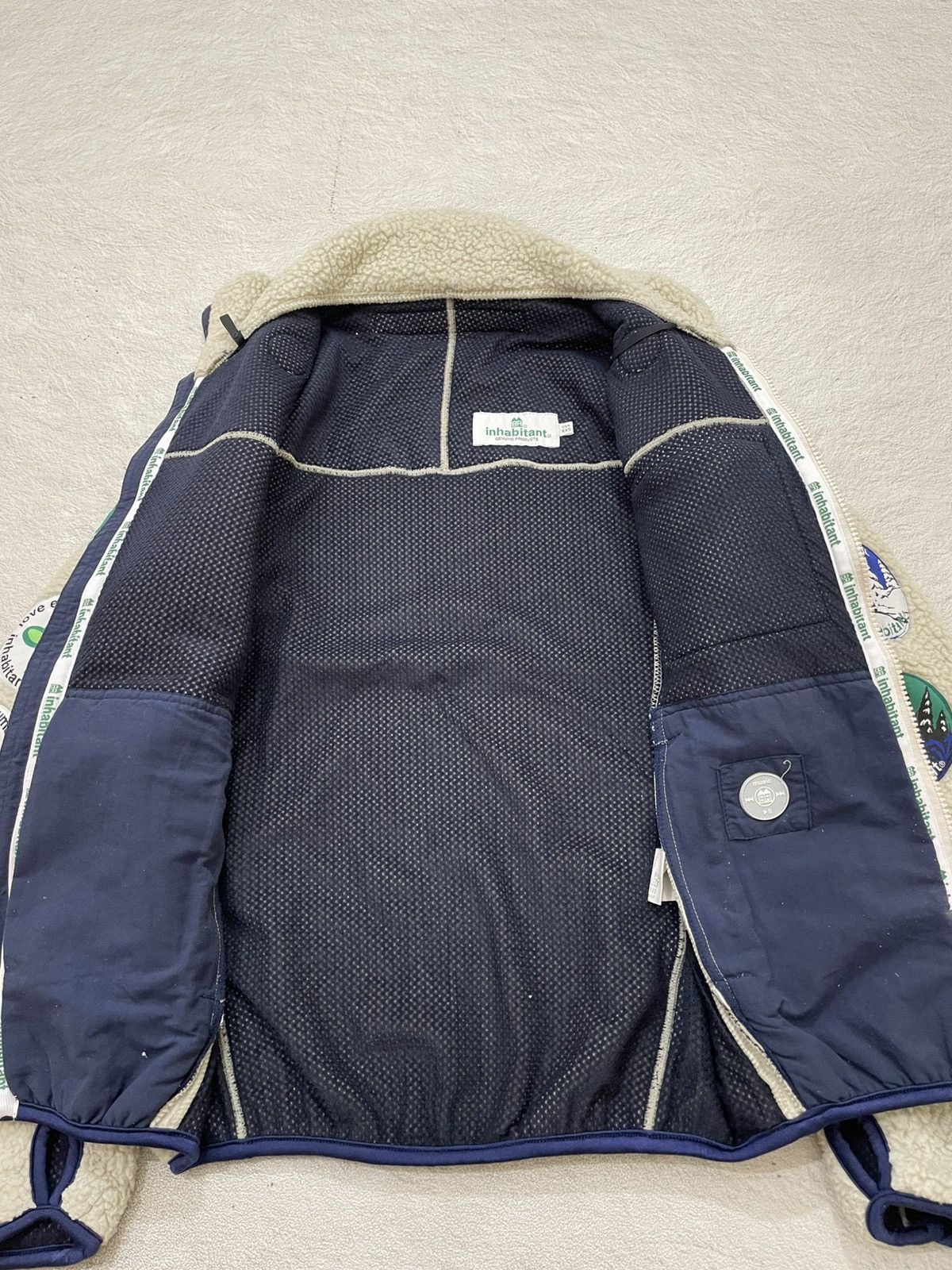 14th Addiction 2000s Inhabitant Patch Sherpa Fleece Jacket Snowboard 14th Size US M / EU 48-50 / 2 - 6 Thumbnail