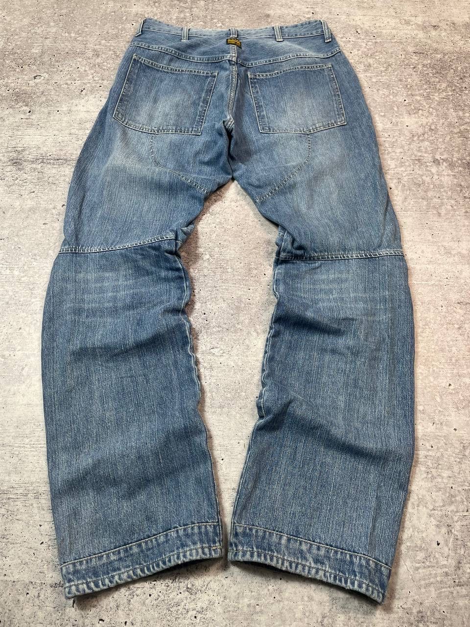 G-Star Vintage G Star Raw Elwood Biker Knee Denim Jeans Y2K Size US 34 / EU 50 - 8 Thumbnail