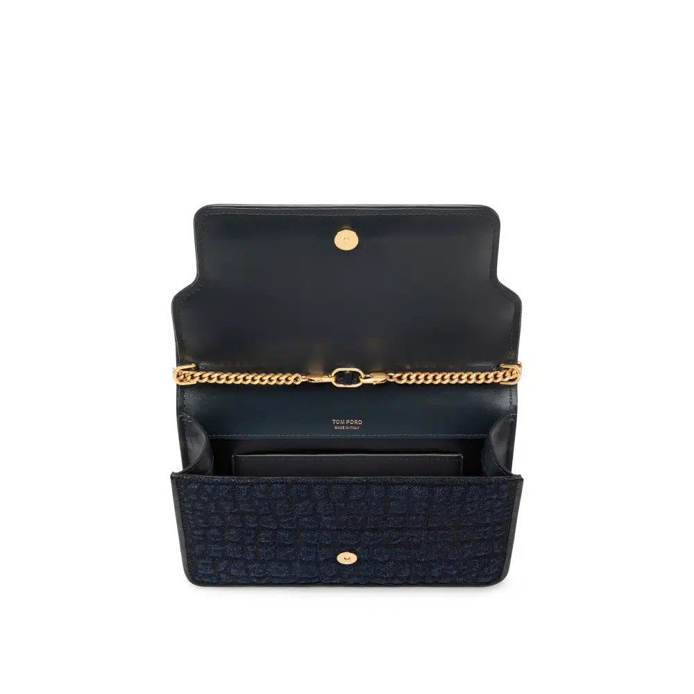 Tom Ford o1sndg0825 L1738 Size: OS / Shoulder Bag in Blue Size ONE SIZE - 2 Thumbnail